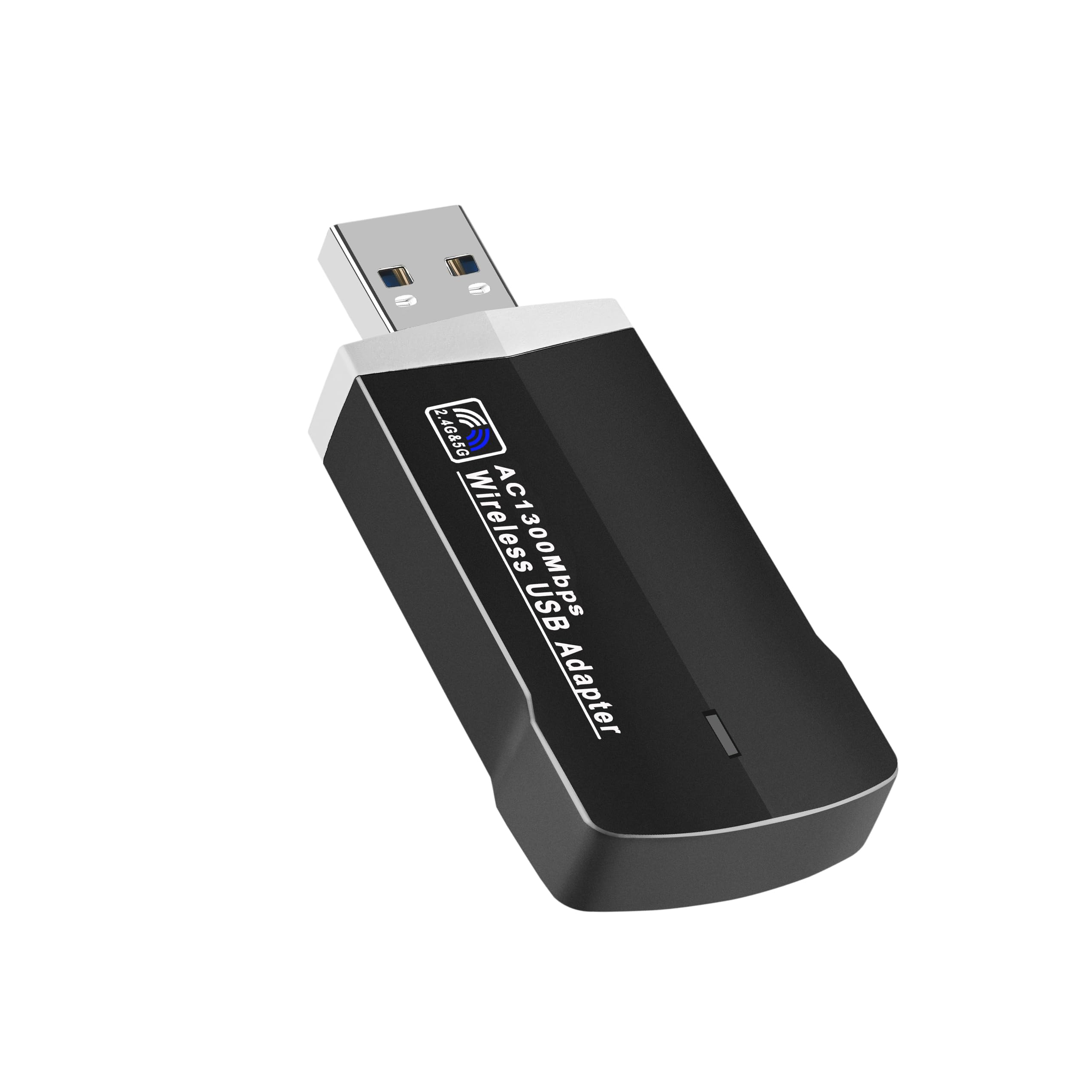 【送料無料】VAVIICLO WiFi 無線LAN 子機 1300Mbps USB3.0 アダプタ 5GHz/2.4GHz デュアルバンド 5dBi 超高速通信 802.11ac/n/a/g/b技術 放熱穴付き 小型 軽量 携帯便利 Windows 11/10/8.1/8/7/Vista/XP対応 Mac OS10.9-10.15対応