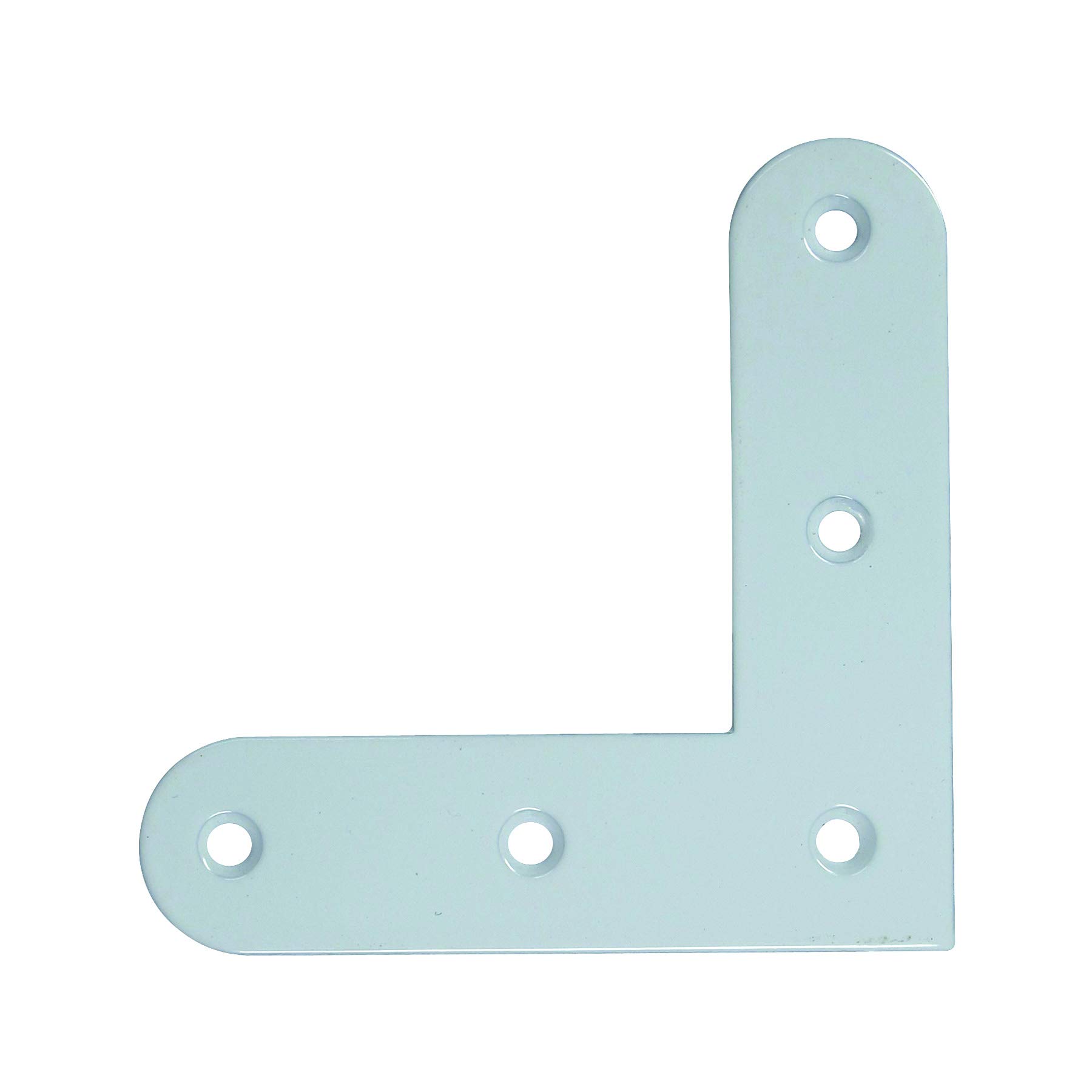 【送料無料】ダイドーハント (DAIDOHANT) (補強金物) ホワイト 平横 大 (木ネジ付) L型 [鉄] (W)15.6x(..