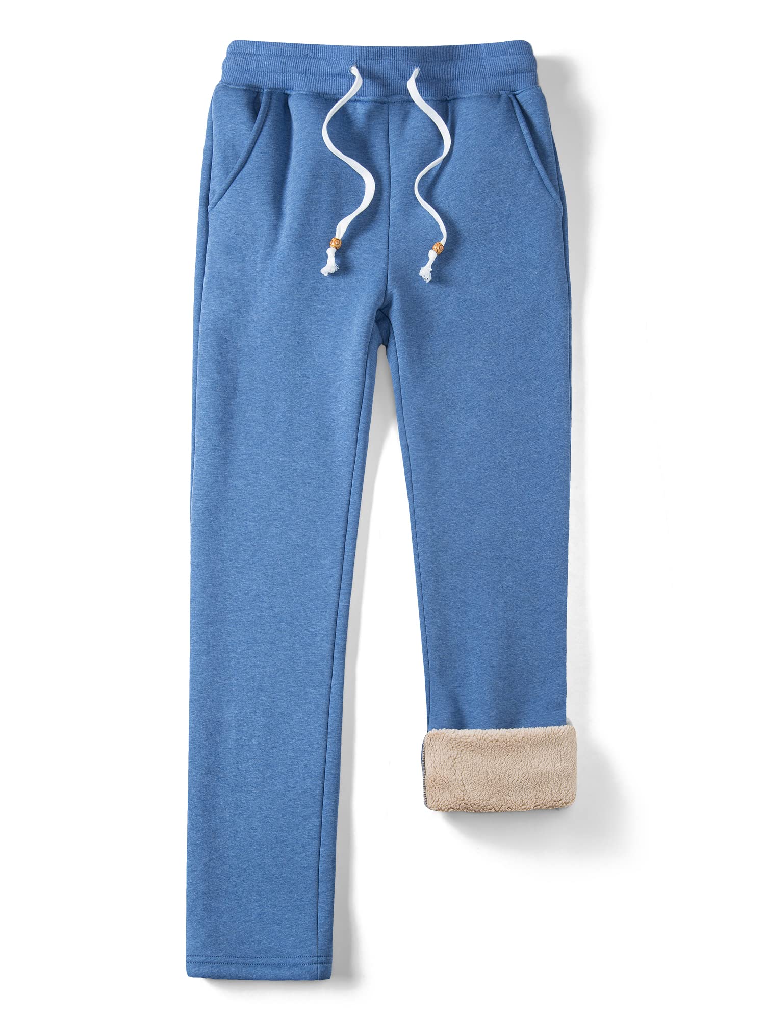 【送料無料】[KEFITEVD] スエットパンツ レディース 大きいサイズ 防寒パンツ 裏フリース ふわふわ ス..