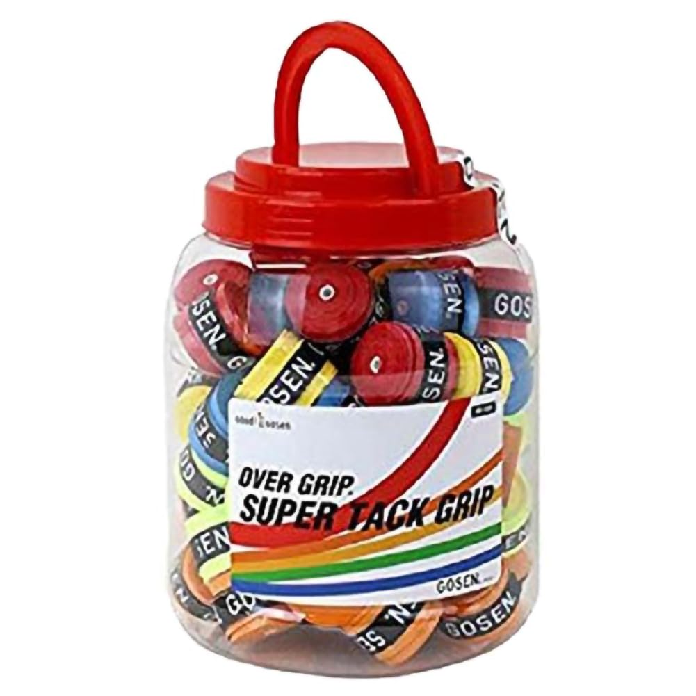 【送料無料】GOSEN「スーパータックグリップアソート OG106」オーバーグリップテープ テニス・バドミントン