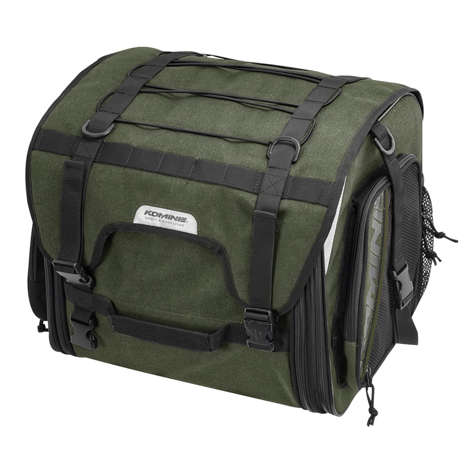 【送料無料】コミネ(KOMINE) バイク用 SA-241 ジャーニーシートバッグ Olive Fr ...