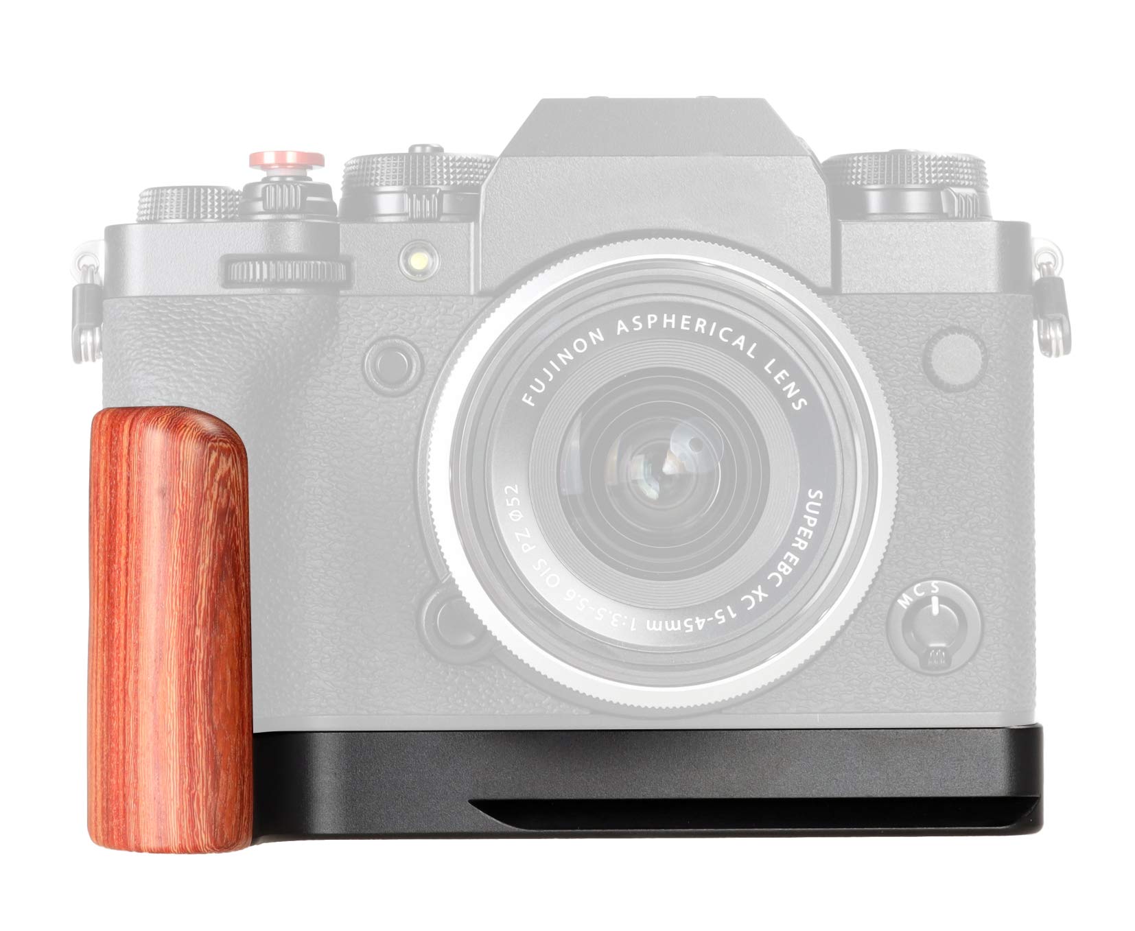 【送料無料】WEPOTO X-T4用ハンドグリップメタル赤檀木材 (XT4-R)