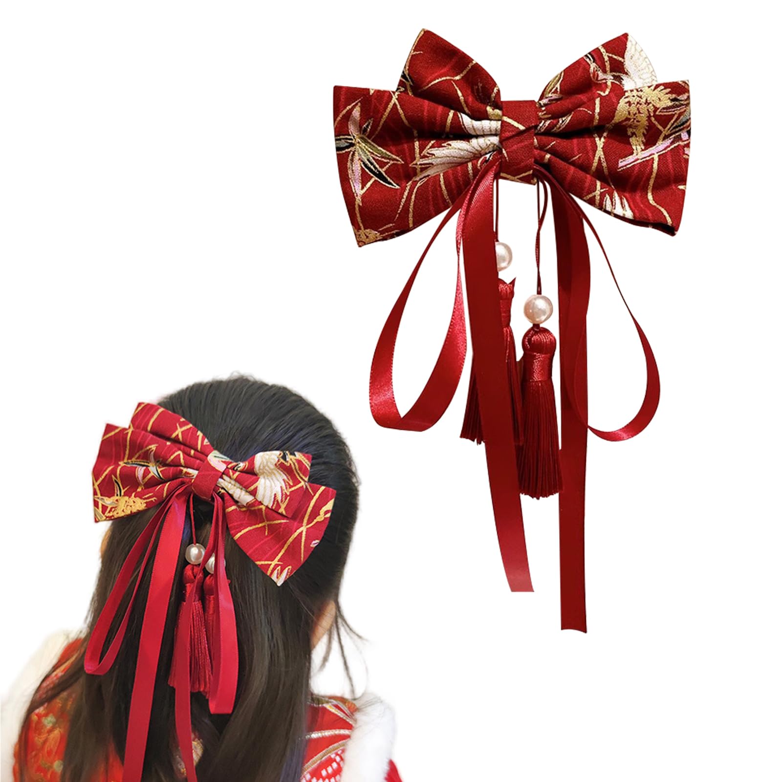 【送料無料】ZHEJIA ヘアクリップ 和風ヘアアクセ 成人式 和装 浴衣 ヘアピン 髪飾り 結婚式 卒業式 七五三 上品 おしゃれ 跡がつかないピン ヘアアク...