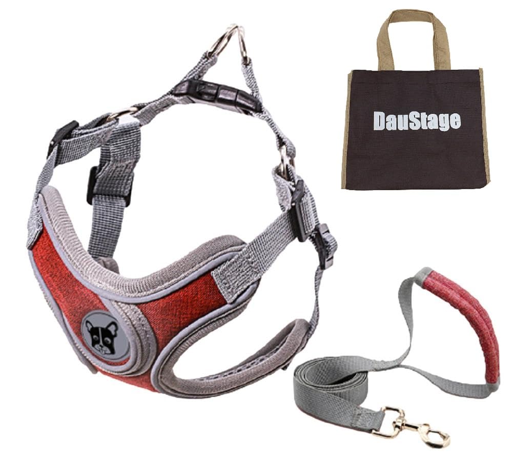 【送料無料】［DauStage］ 反射素材 ハーネス リード セット 4カラー 小型 中型 大型 犬 猫 用 ペット..