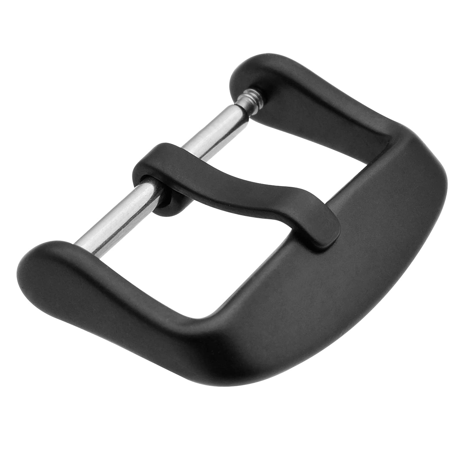 【送料無料】[WOCCI] 腕時計バンド交換用クラスプ16mm ステンレス鋼製マット ピンバックル  ...