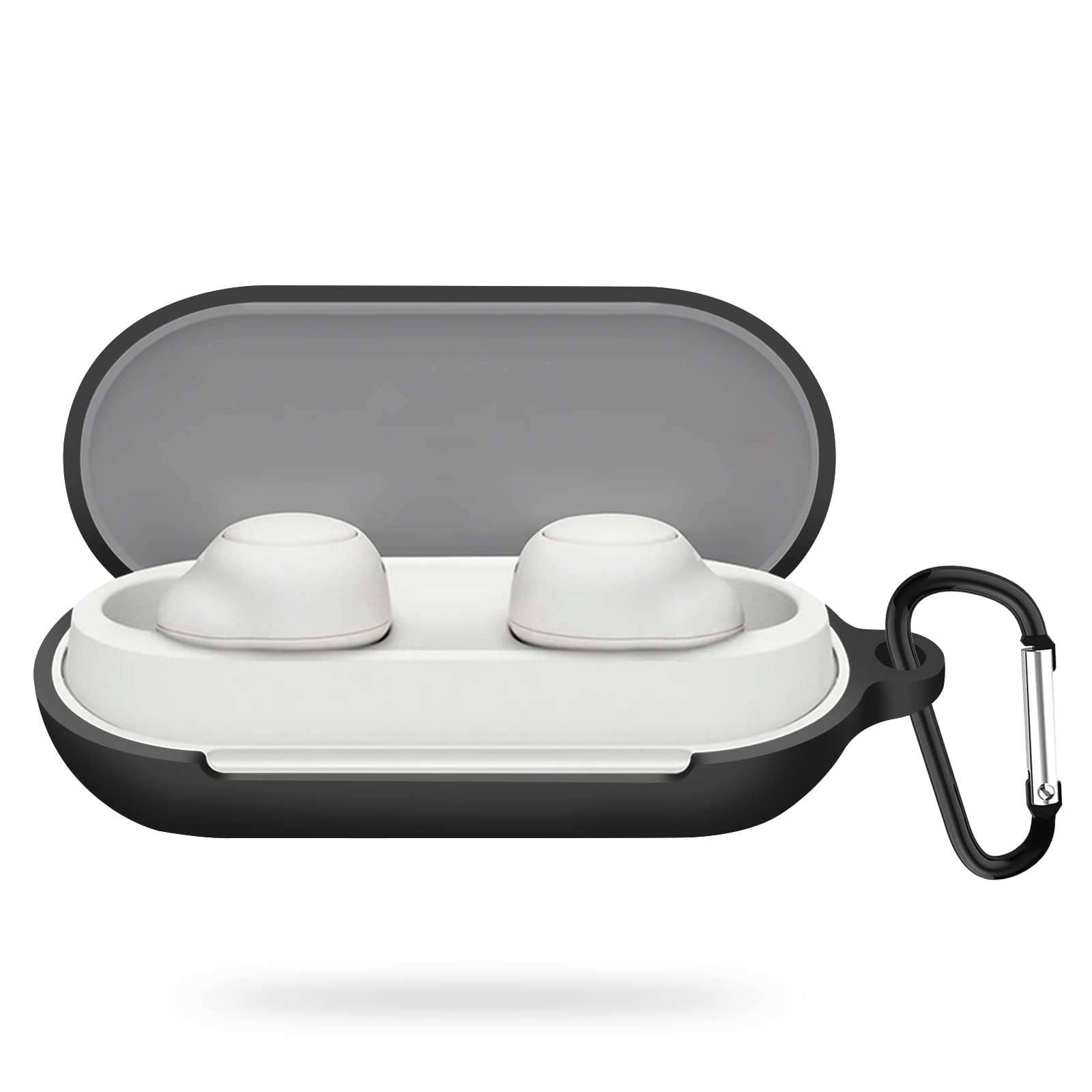 【送料無料】ANYOI 対応 Sony wf-c700n ケース 超極薄 液状シリコン素材 LED可視 耐衝撃 防水 防塵 軽..