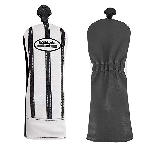 【送料無料】ゴルフ ヘッドカバー ウッド用カバー FW カバー 防水仕様 変換ダグ付き 単品 (黒)