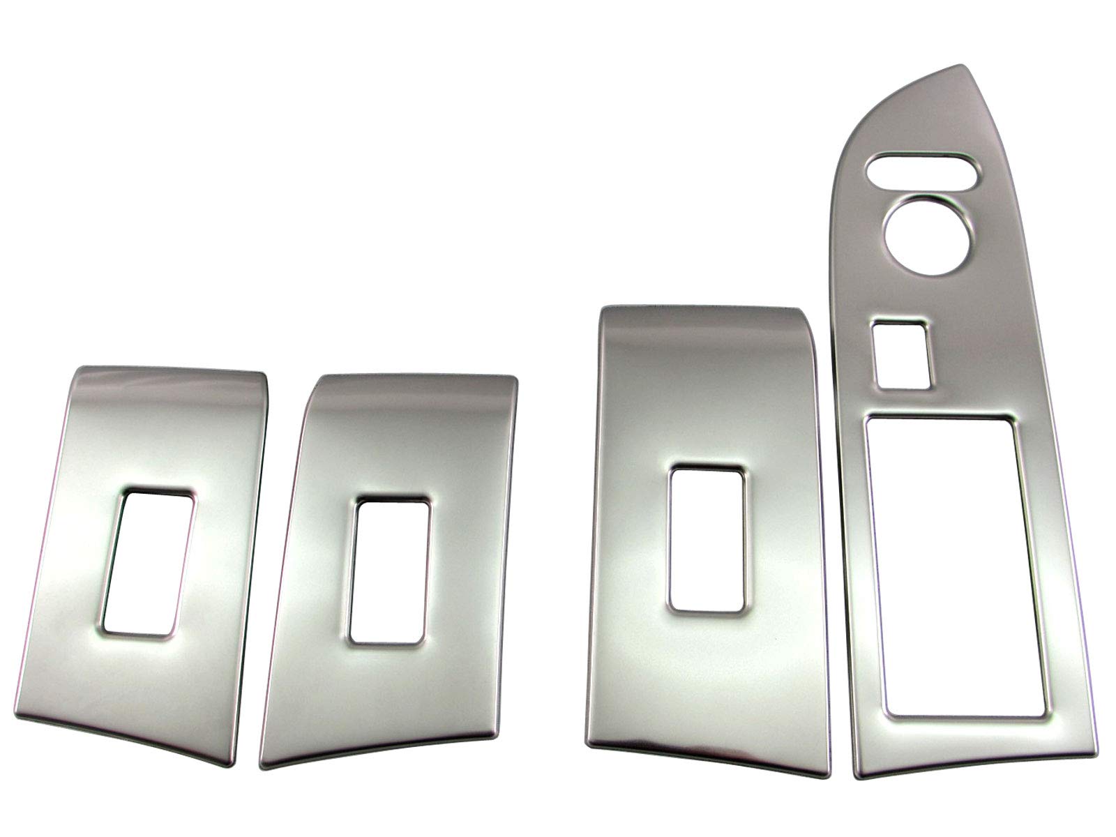 【送料無料】BRIGHTZ N-WGNカスタム JH3 JH4 メッキウィンドウスイッチパネルカバー 4PC サテンシルバ..