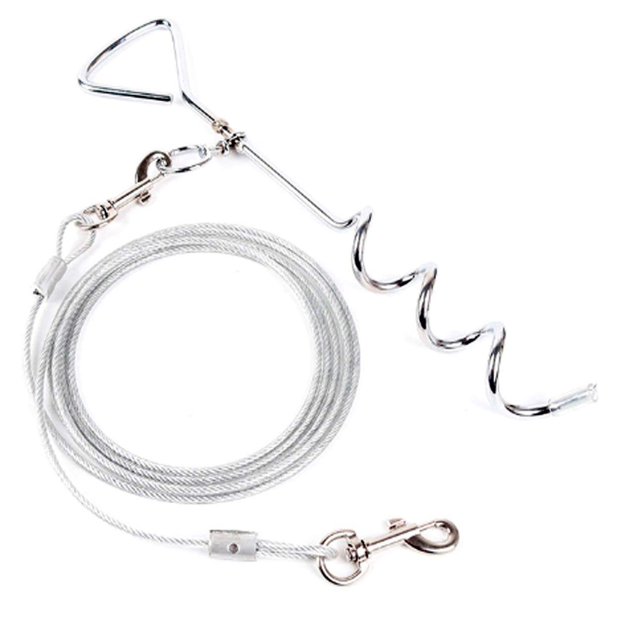 【送料無料】S.fields.inc ドッグポール ワイヤー リード 埋め込み 係留ステッキ グラウンドアンカー ..