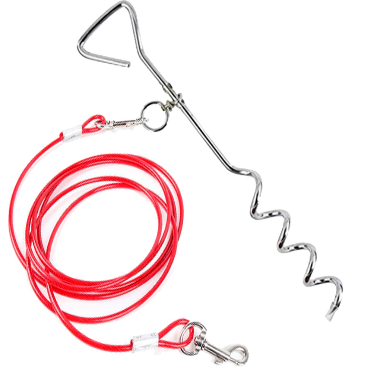 【送料無料】S.fields.inc ドッグポール ワイヤー リード 埋め込み 係留ステッキ グラウンドアンカー ..