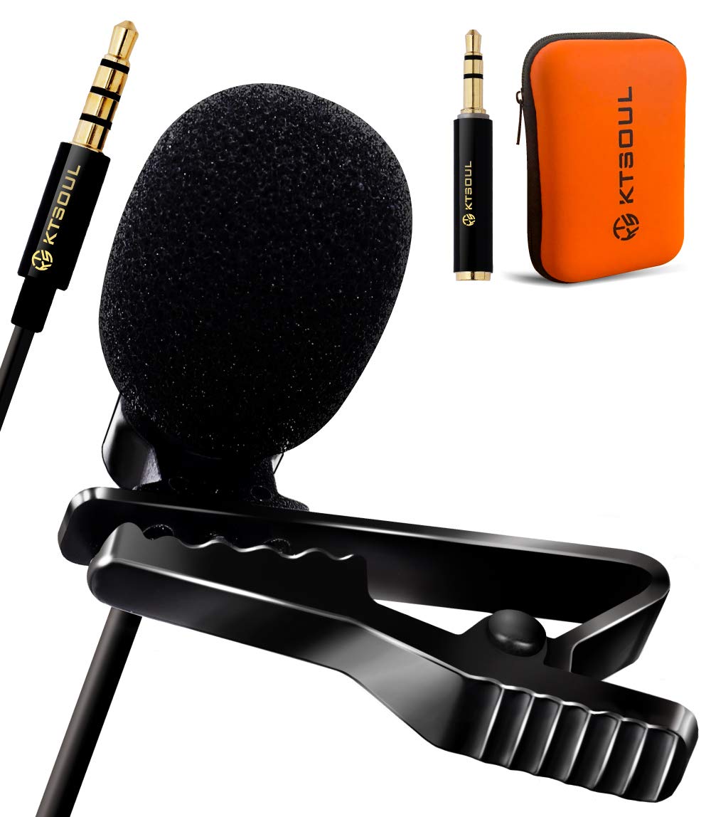 【送料無料】KTSOUL ピンマイク コンデンサーマイク pcマイク 収納ハードケース付き コンパクト軽量 ク..