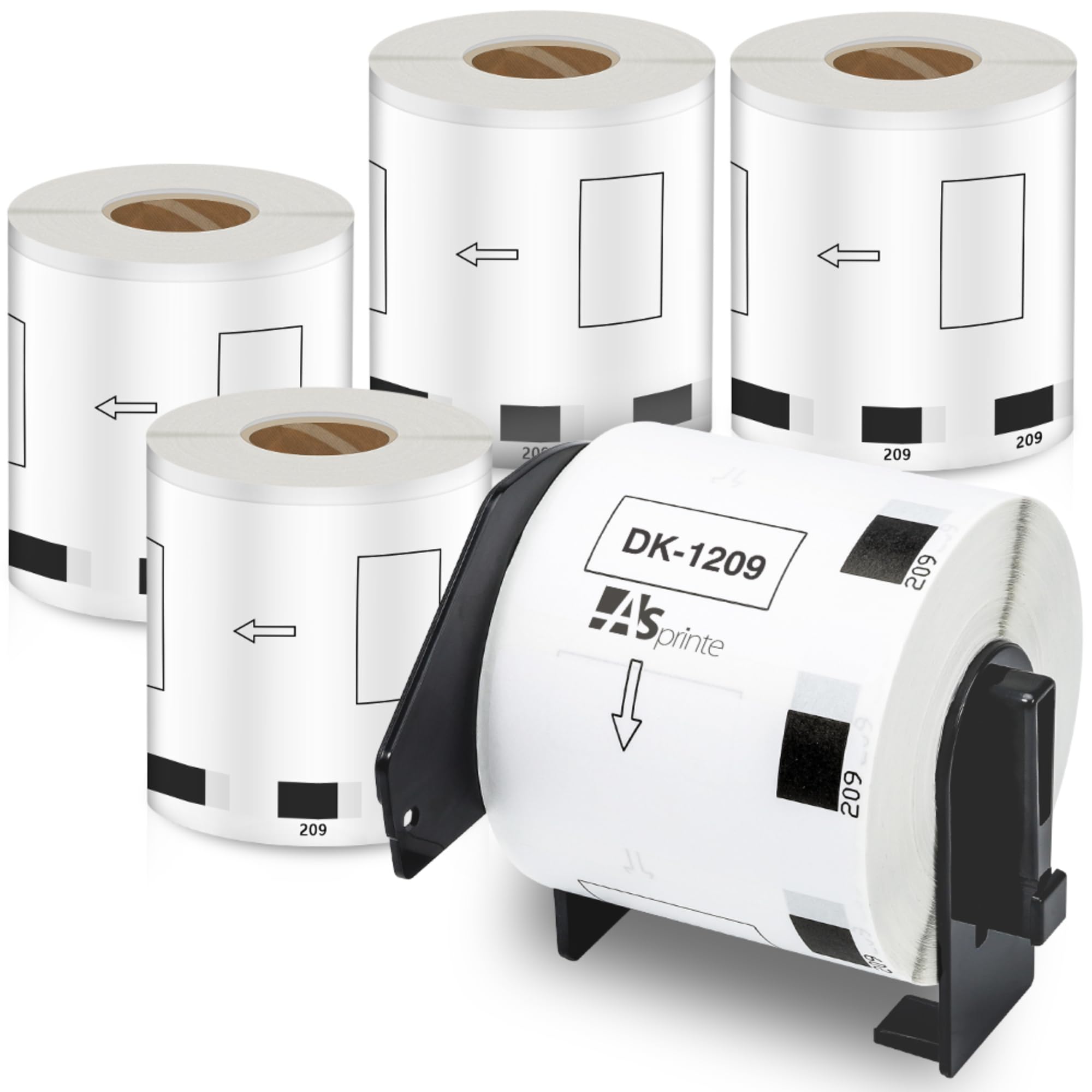 【送料無料】食品表示用検体ラベル 62mm x 29mm DK-1209 DK 1209 800枚/巻 感熱ステッカー紙 ラベルプ..