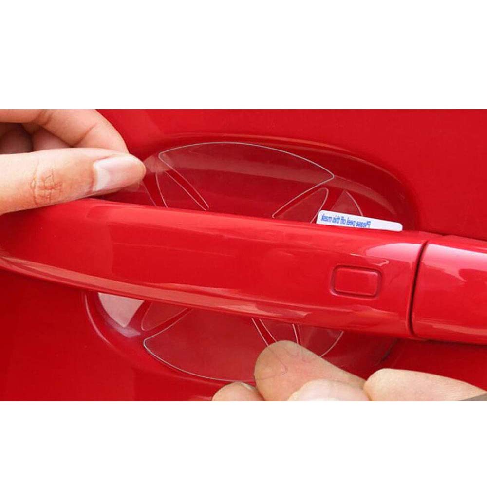 【送料無料】5枚 デリカD：5/アウトランダー/アウトランダーPHEV/デリカD:2/ランサーカーゴ/パジェロ/eKスペース/eKワゴン/eKカスタム/RVR/エクリプスクロス/ミラージュ 専用ドアハンドルプロテクションフィルム