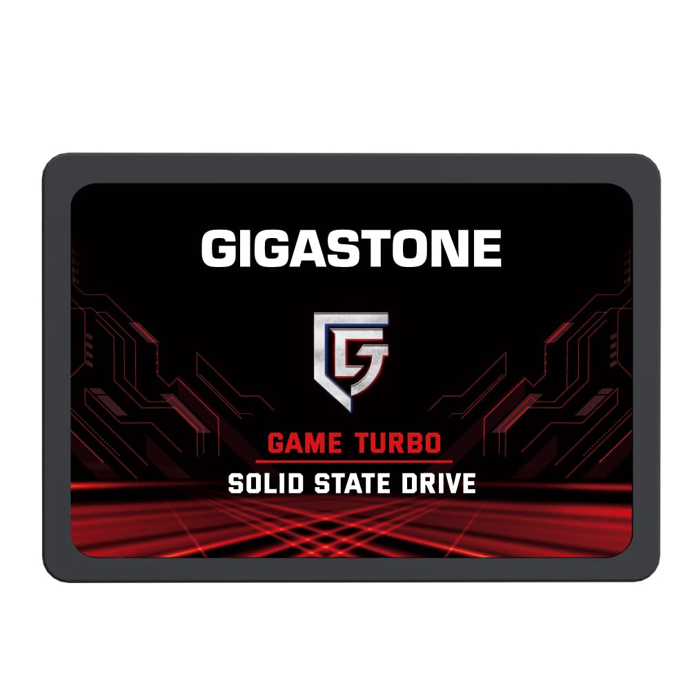【送料無料】GIGASTONE SATA SSD 2.5インチ 128GB 3D NAND採用 内蔵SSD Game Turbo 【PS4動作確認済】 高速化520MB/s エラー訂正 データ保護機能 低消費電力 キャッシュ部分に高速SLCフラッシュメモリを採用 PlayStation4 PC HDD換装 正規品 メーカー5年