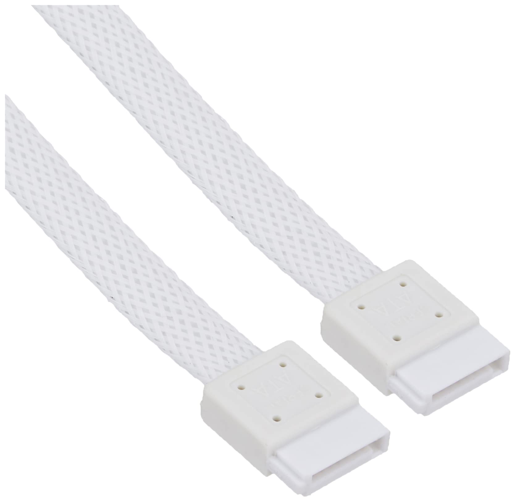 【送料無料】SilverStone SATA信号ケーブル ホワイト 50cm SST-CP07W