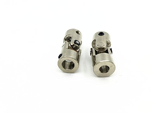 【送料無料】2段階ユニバーサルジョイント モーターシャフト RCモデル 回転可能 金属 パーツ (8＊6MM)