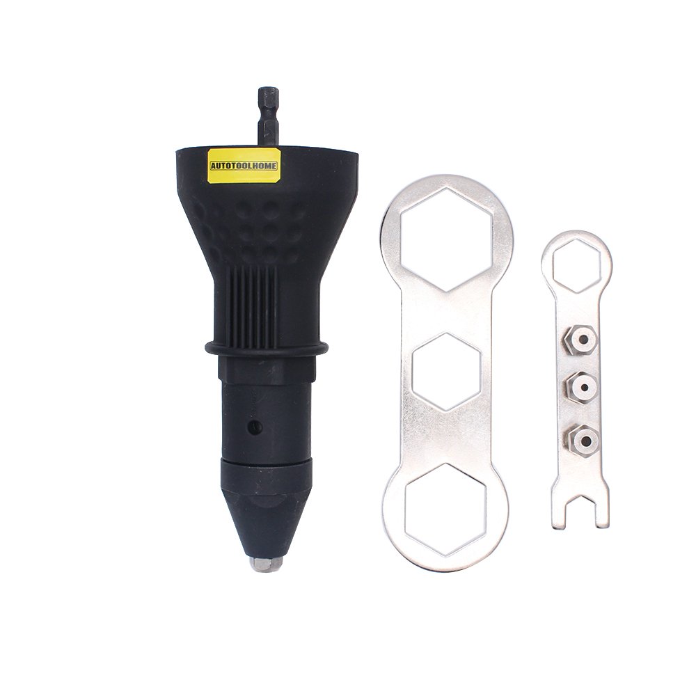 【送料無料】コードレスドリル用 リベットガン リベットナットガン リベットツール コードレスリベット ...