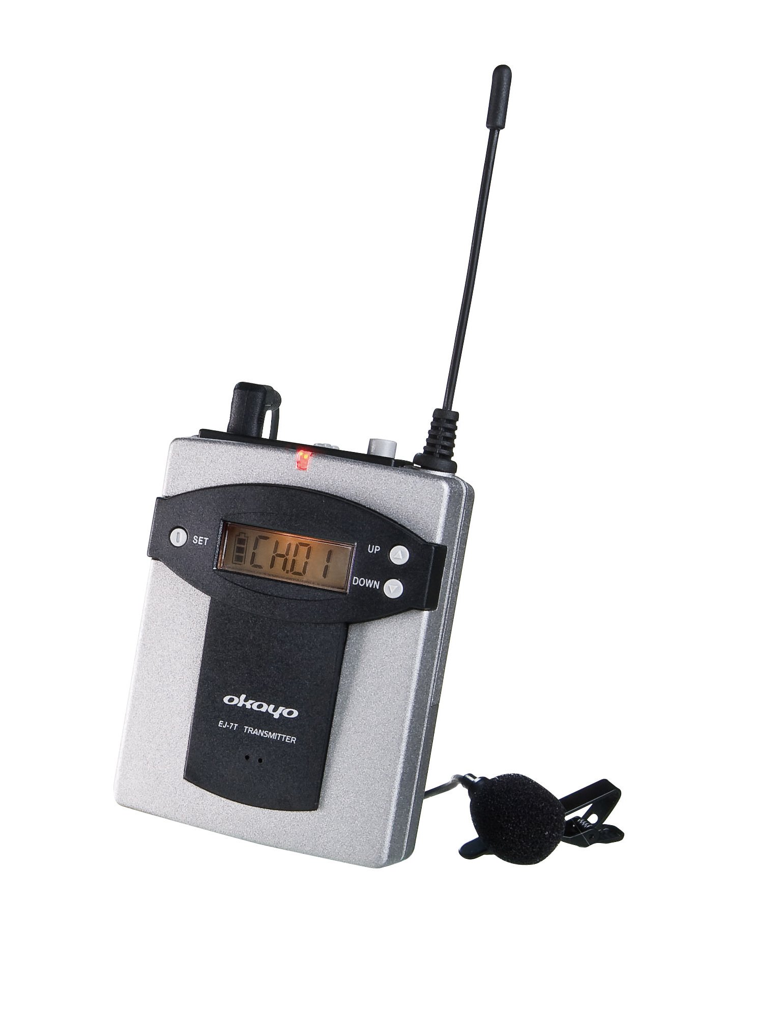 【送料無料】okayo GPA-828DU 対応タイピン型ワイヤレスマイクロホン 標準タイプ