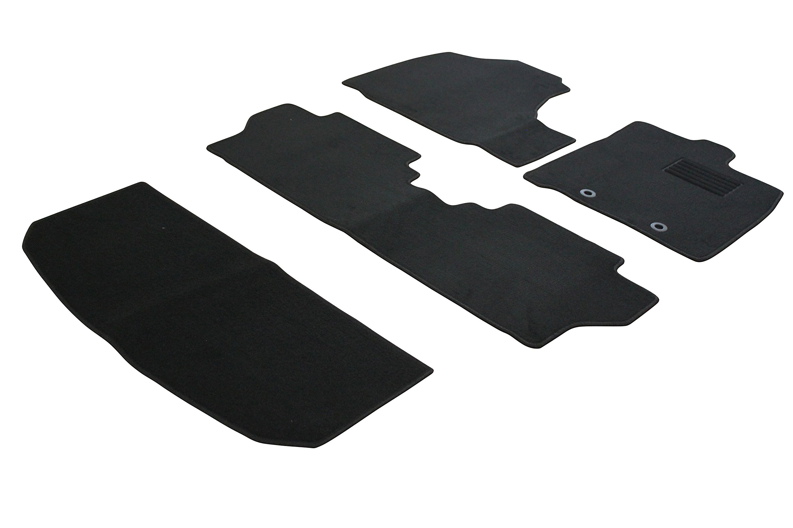 【送料無料】フェニーチェ カーマット フロアマット ラゲッジマット セット 国内生産 (トヨタ ルーミー タンク / M900A M910A) ブラック 滑り止め形状 ずれにくい 車用 マット (車用品専門店)