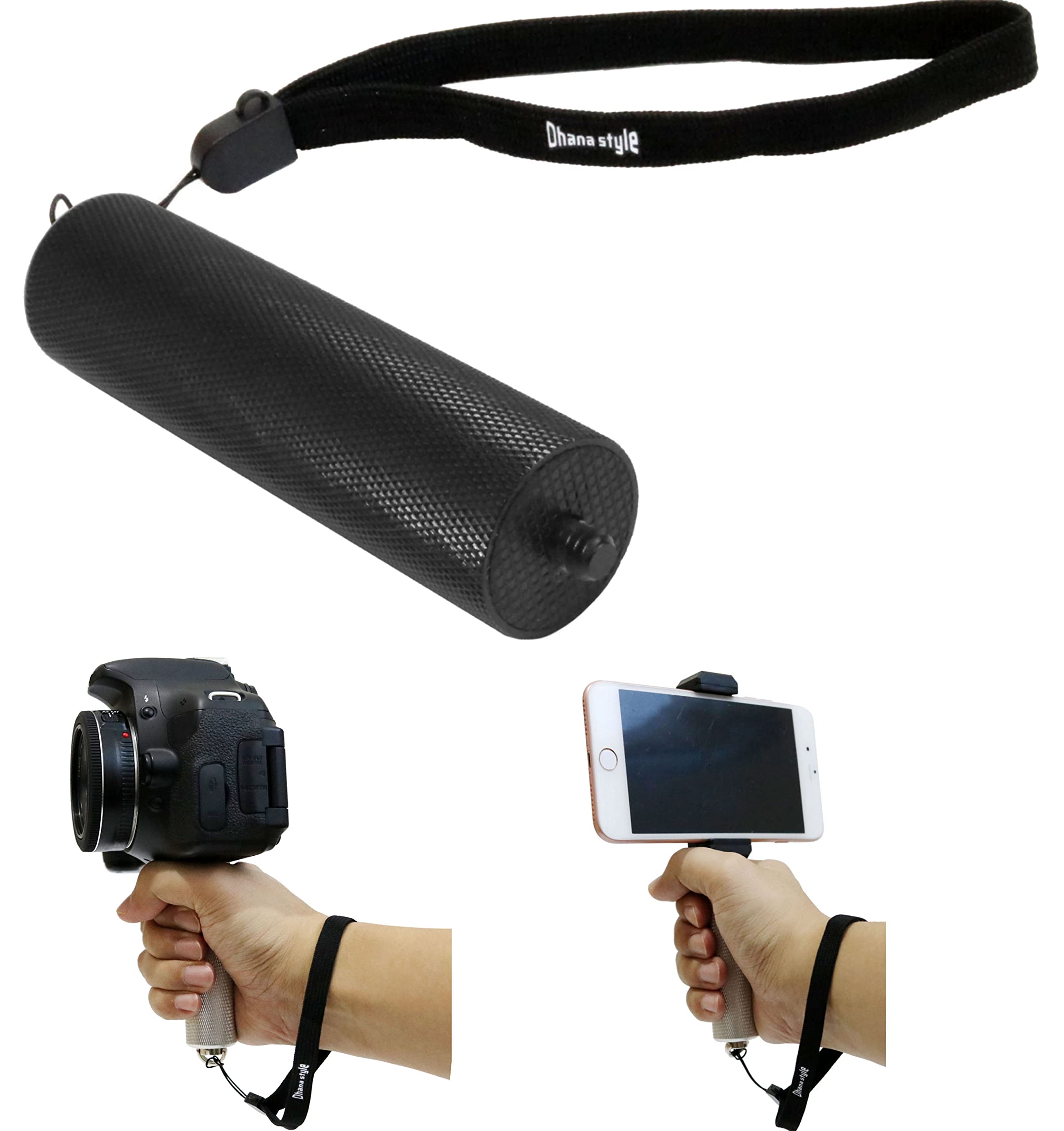 【送料無料】カメラ ハンドグリップ 一脚 手振れ 軽減 ハンディ モノポッド 一眼レフ ミラーレス コン..