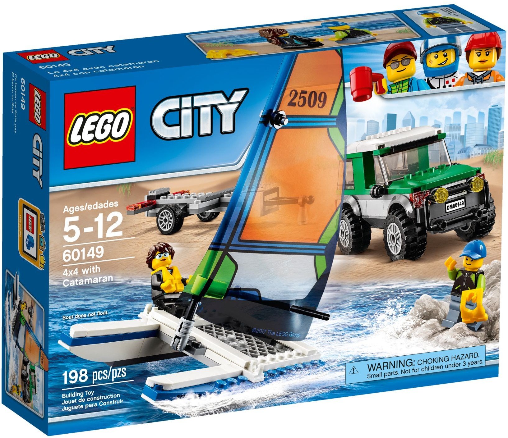 【送料無料】レゴ (LEGO) シティ ヨットと4WDキャリアー 60149