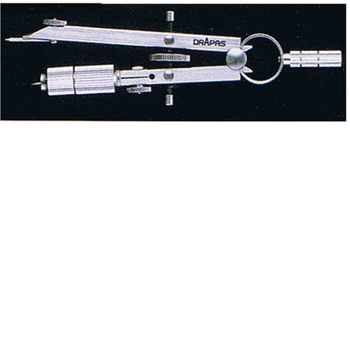 【送料無料】ドラパス 独式差替カッターコンパス スプリングコンパス サークルカッター付 02099