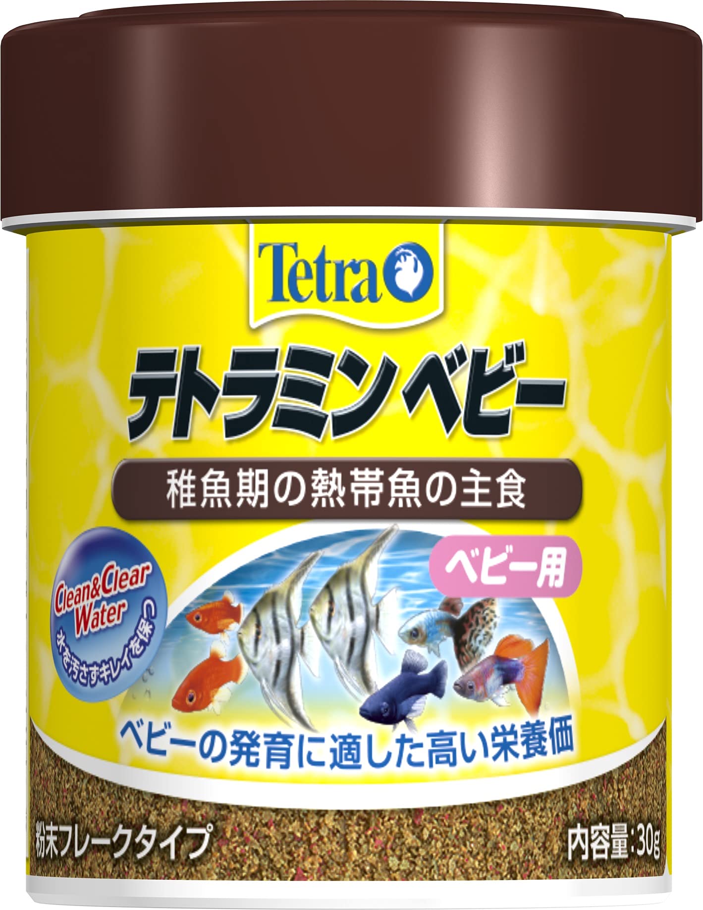 【送料無料】テトラ (Tetra) テトラミン ベビー 30g 稚魚期の熱帯魚の主食 水を汚さずキレイを保つ 食..
