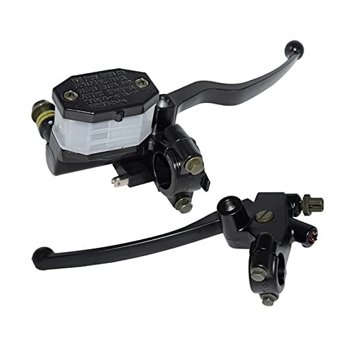 【送料無料】インチ オートバイ フロント 右 ブレーキクラッチレバー マスターシリンダー リザーバー ..