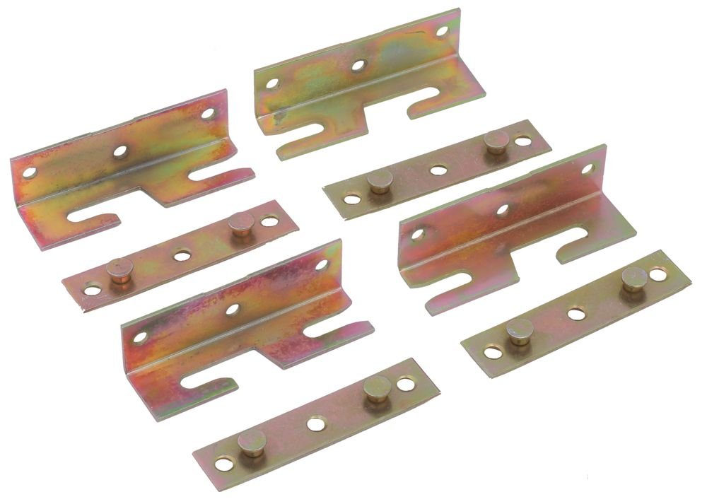 【送料無料】ベッド用ヒンジ ベッドレール ブラケット ねじマウント スナップコネクタ ベッド レールフ..