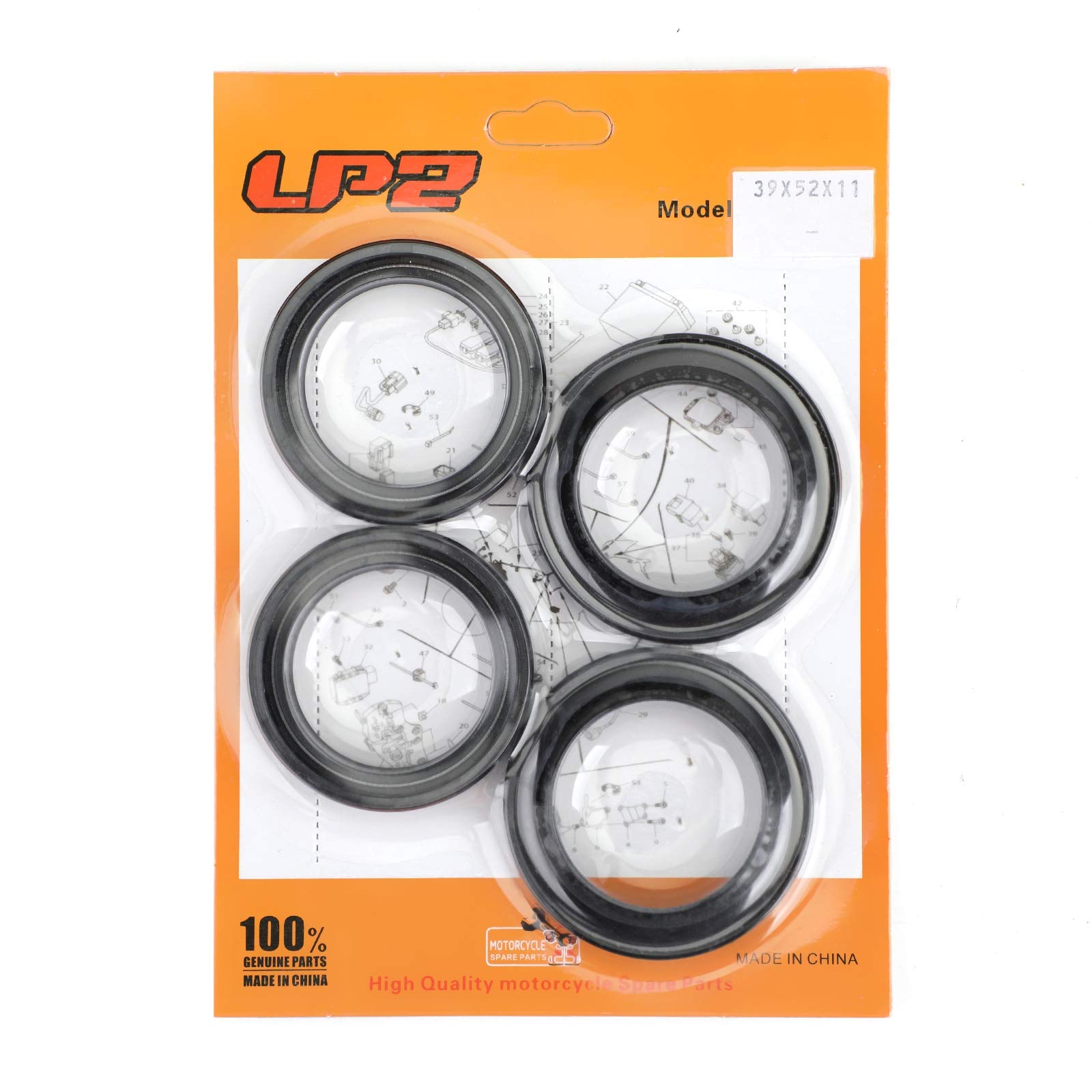 【送料無料】Bruce & Shark フォークシール ダスト キット Kawasaki W400  ...