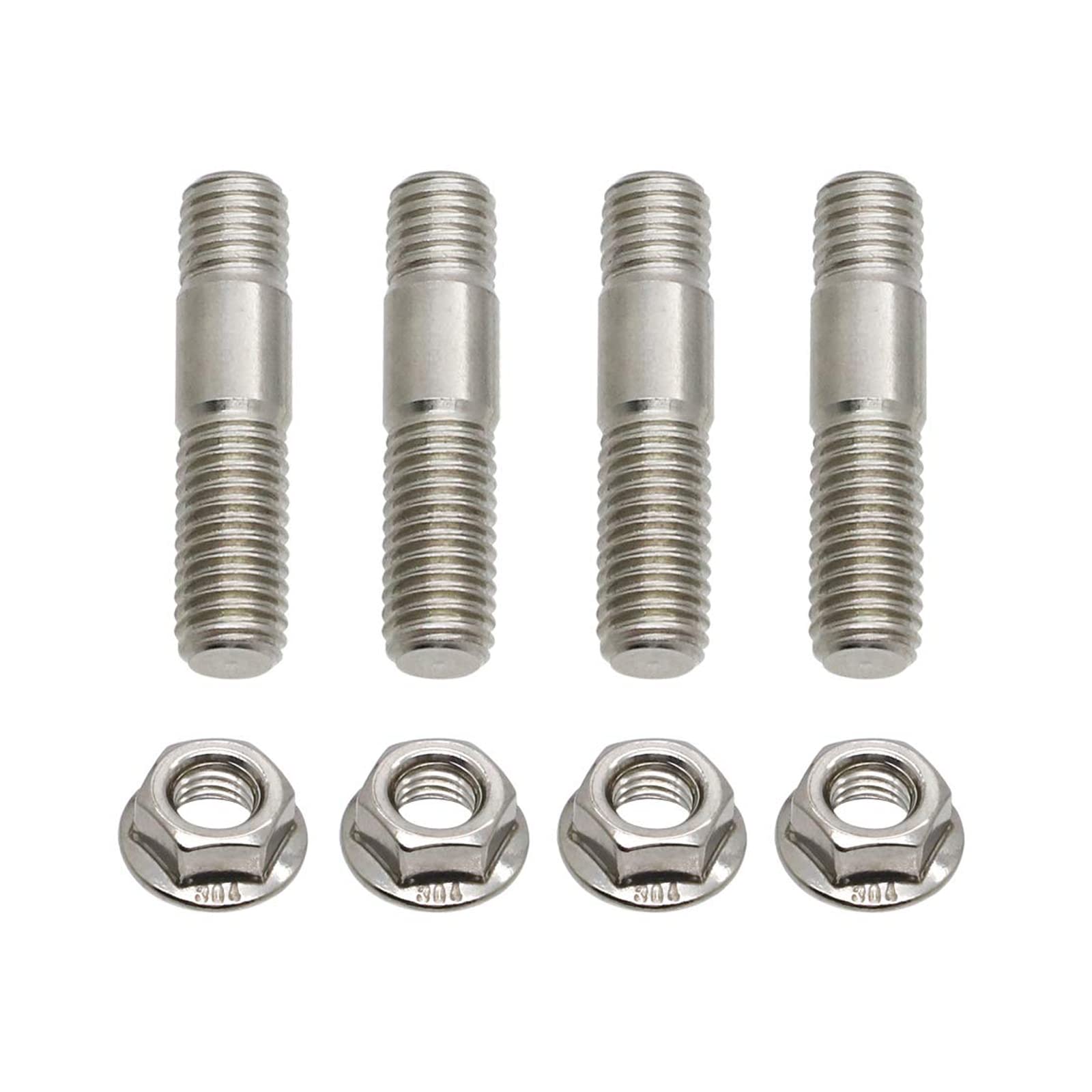 【送料無料】ALPHA RIDER 汎用 M8 x 35mm マフラースタッド ボルト エキゾースト 排気管 ネジ ヤマハ V..