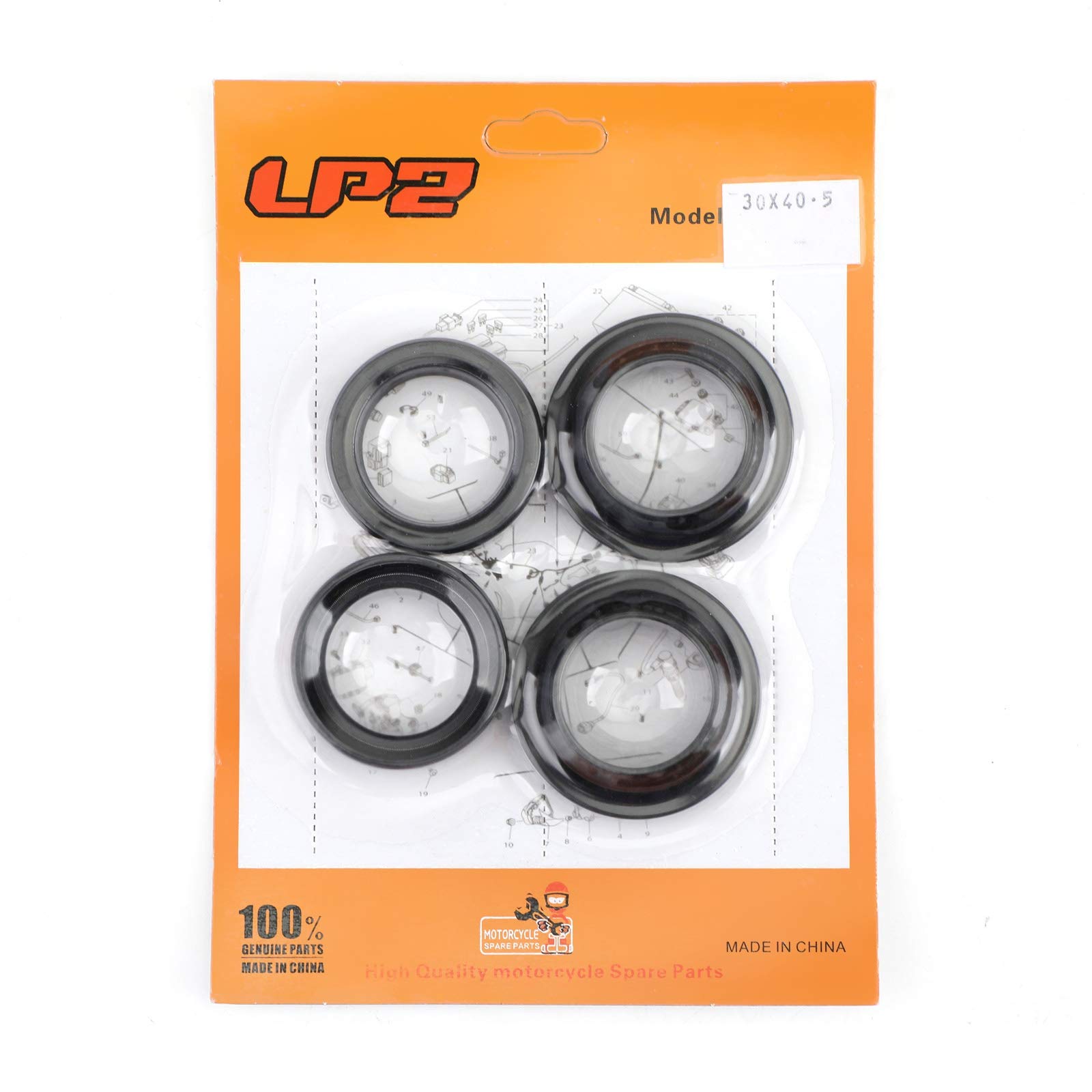 【送料無料】Bruce & Shark フォークシール ダスト キット Yamaha TTR125  ...