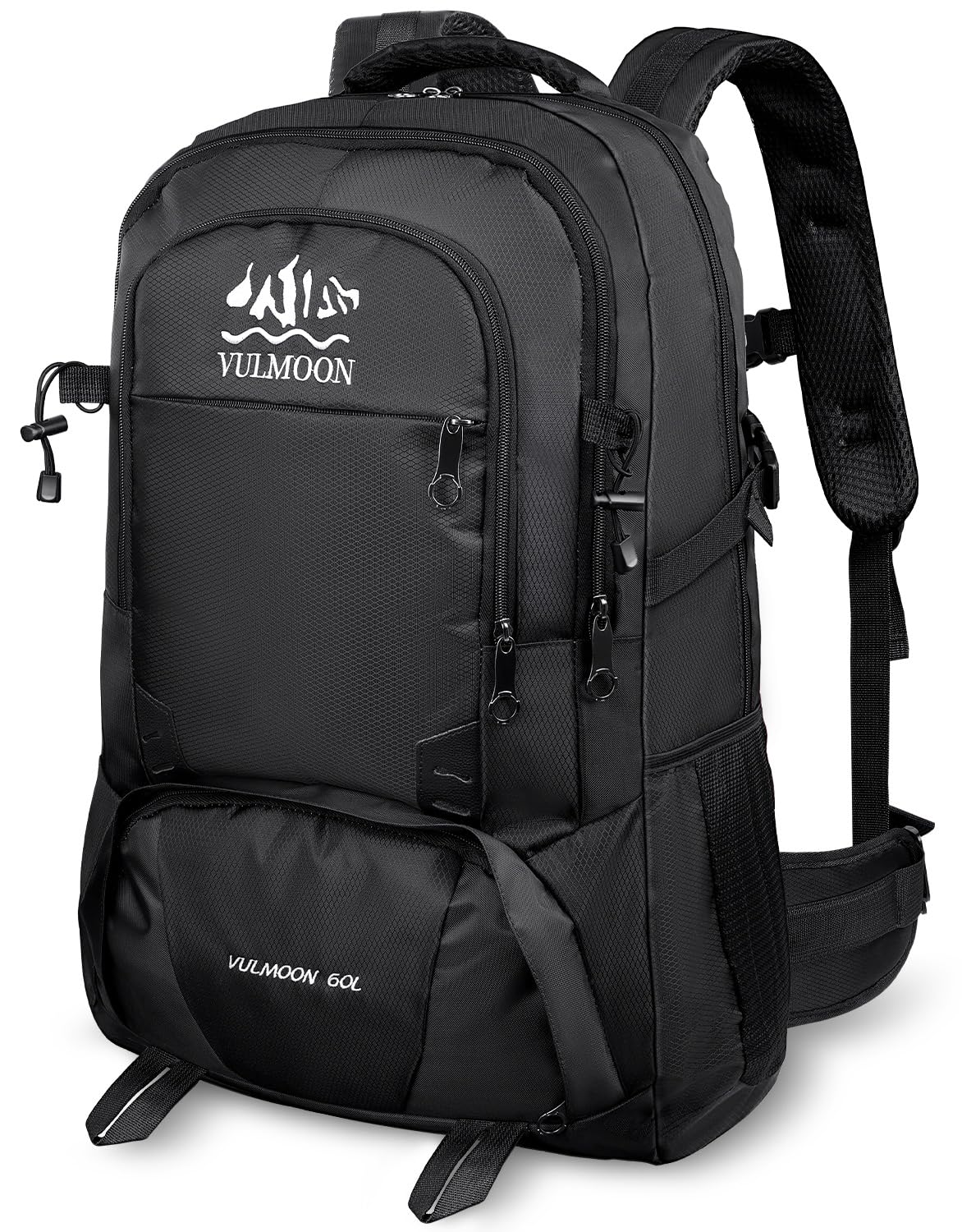 【送料無料】[Vulmoon] リュック 大容量 メンズ 60L 登山 カジュアル バックパック 防水 軽量 防災リュック アウトドア リュックサック おしゃれ 出張 通勤 海外 旅行 キャンプ用品 スポーツジム