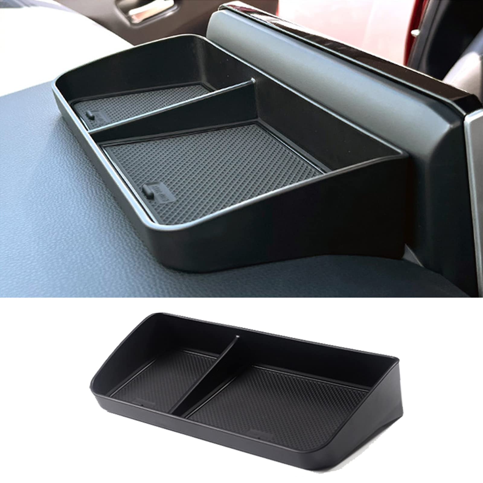 【送料無料】Fucaten 適合 トヨタ 新型カローラスポーツ 210系(2018年6月~現行) カローラツーリング 210系(2019年10月~現行) ダッシュボード ナビトレイ コンソールボックス 収納ボックス アクセサリー 内装パーツ (1)