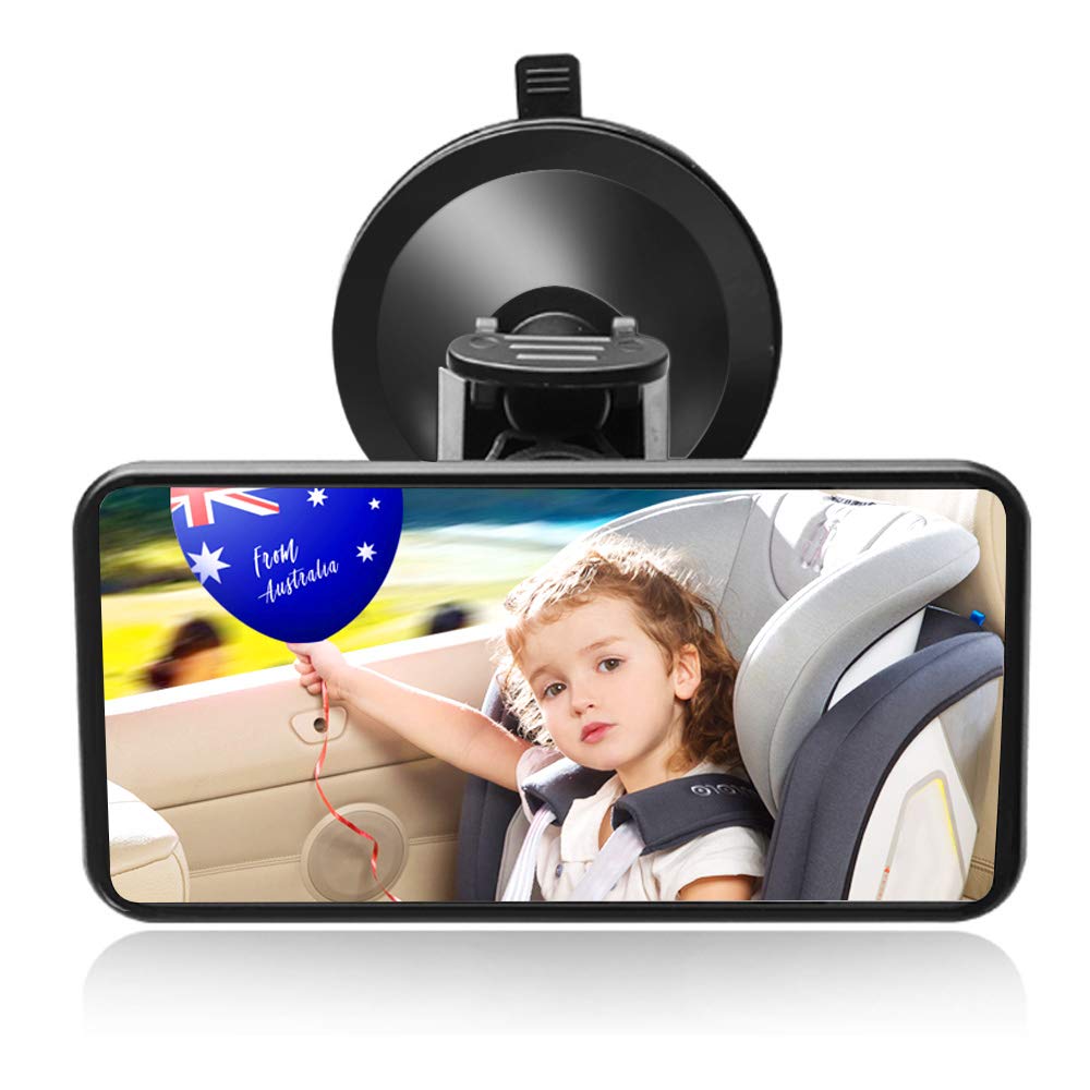 【送料無料】DAMIGRAM ベビーミラー 車用 インサイトミラー 大視野 曲面鏡 後部座席ベビーシート監視 ..