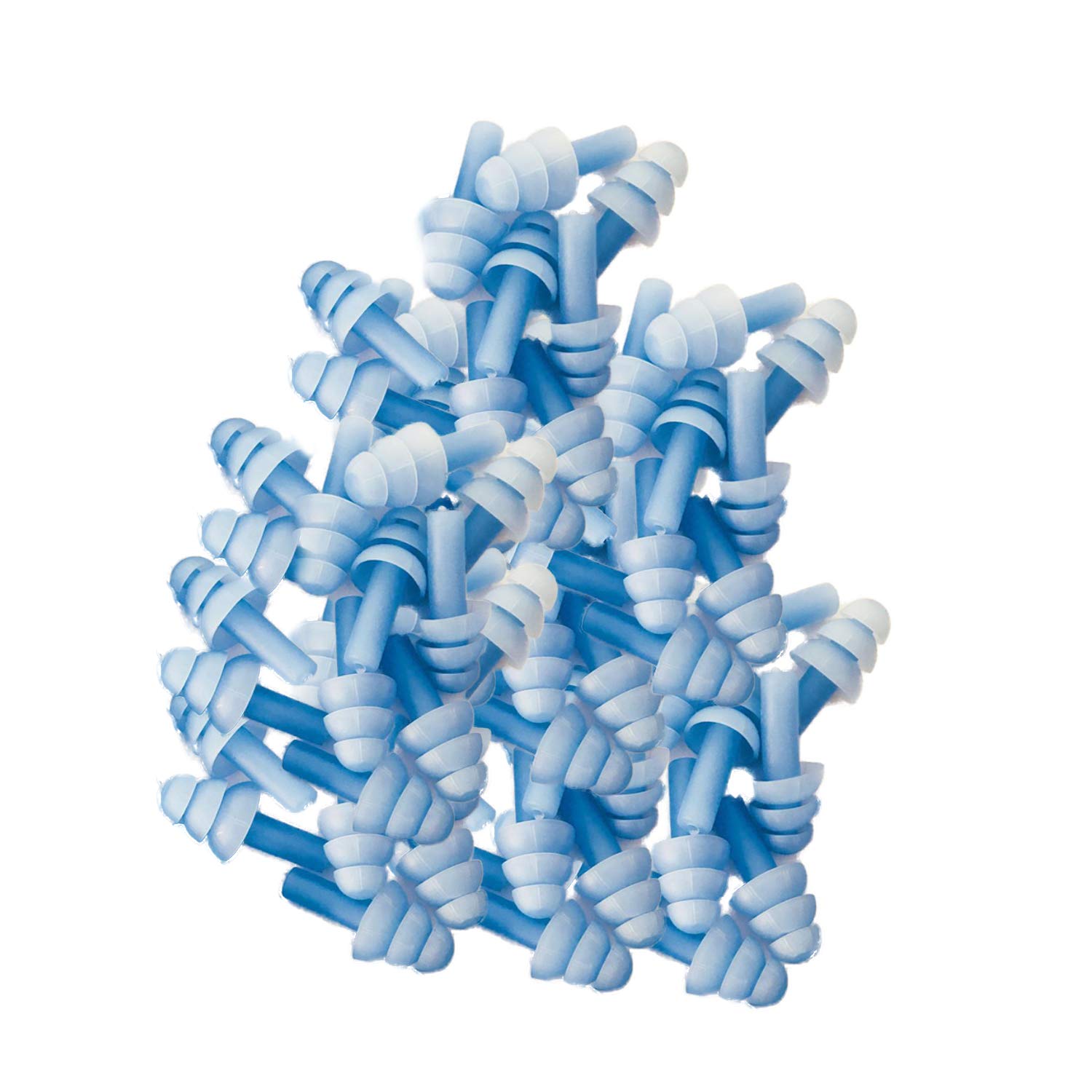 【送料無料】[FFMarket] 耳栓 大量セット 50ペア100個 シリコン フリンジ 騒音 安眠 楽器 パチンコ 射..