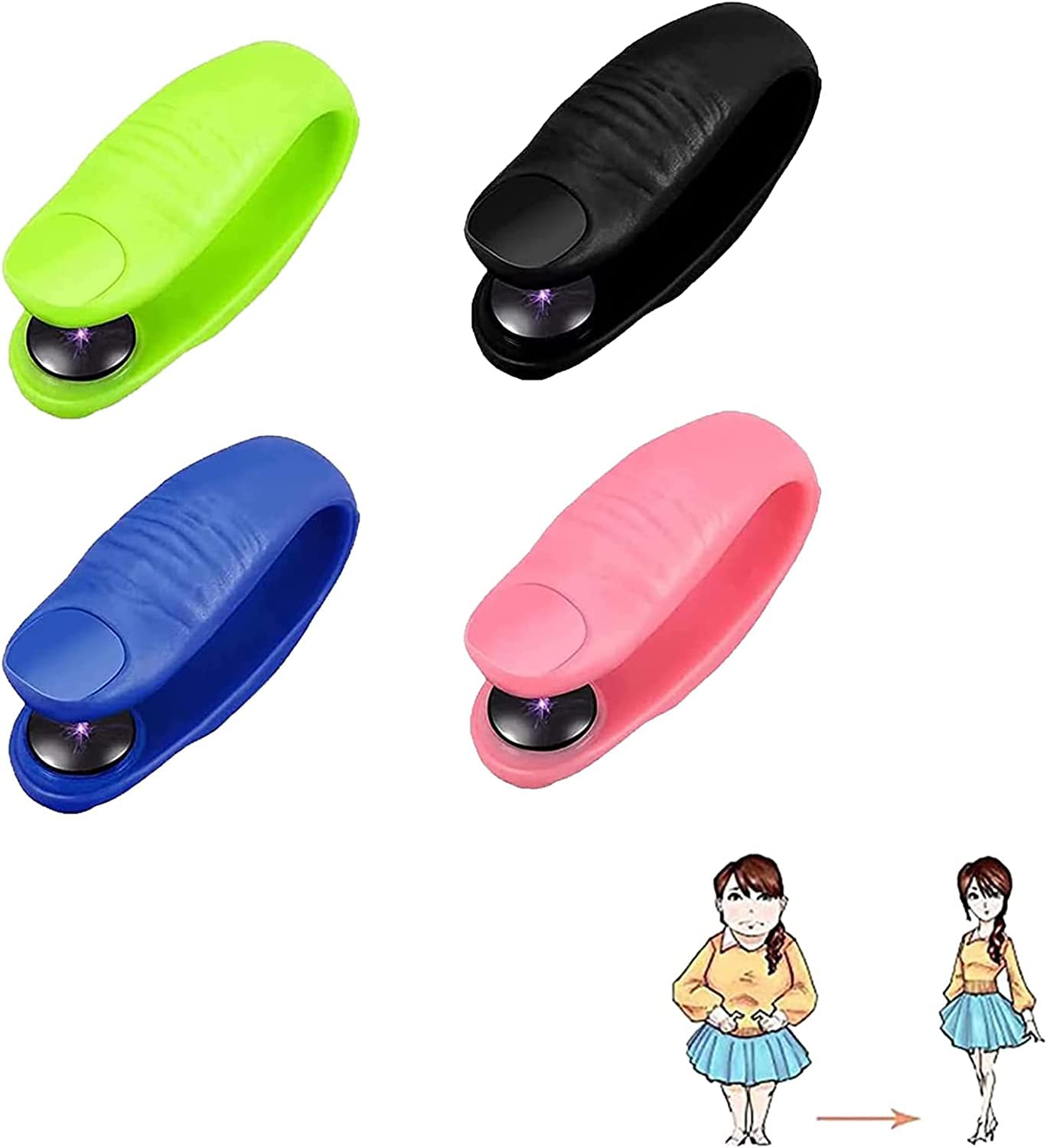 【送料無料】Sugar Control LI4 指圧ポイントクリップ 4個 ポータブル Hegu ツボ ツボマッサージクリッ..