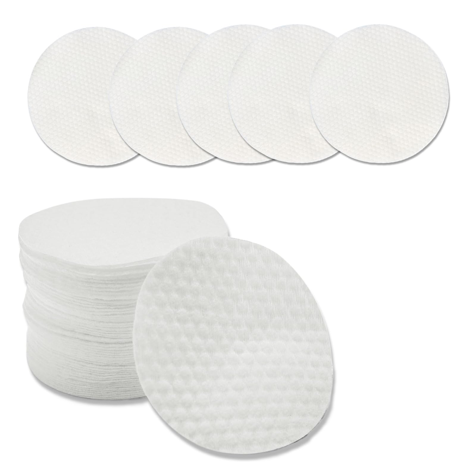 【送料無料】DELUXEFOX メイクフェイシャルコットン (100枚入り) コットン ふきとり用 丸型 トナーパッド 使い捨て洗顔パッド 純綿 メイク落としパッド 100%天然コットン 多用途 敏感肌用