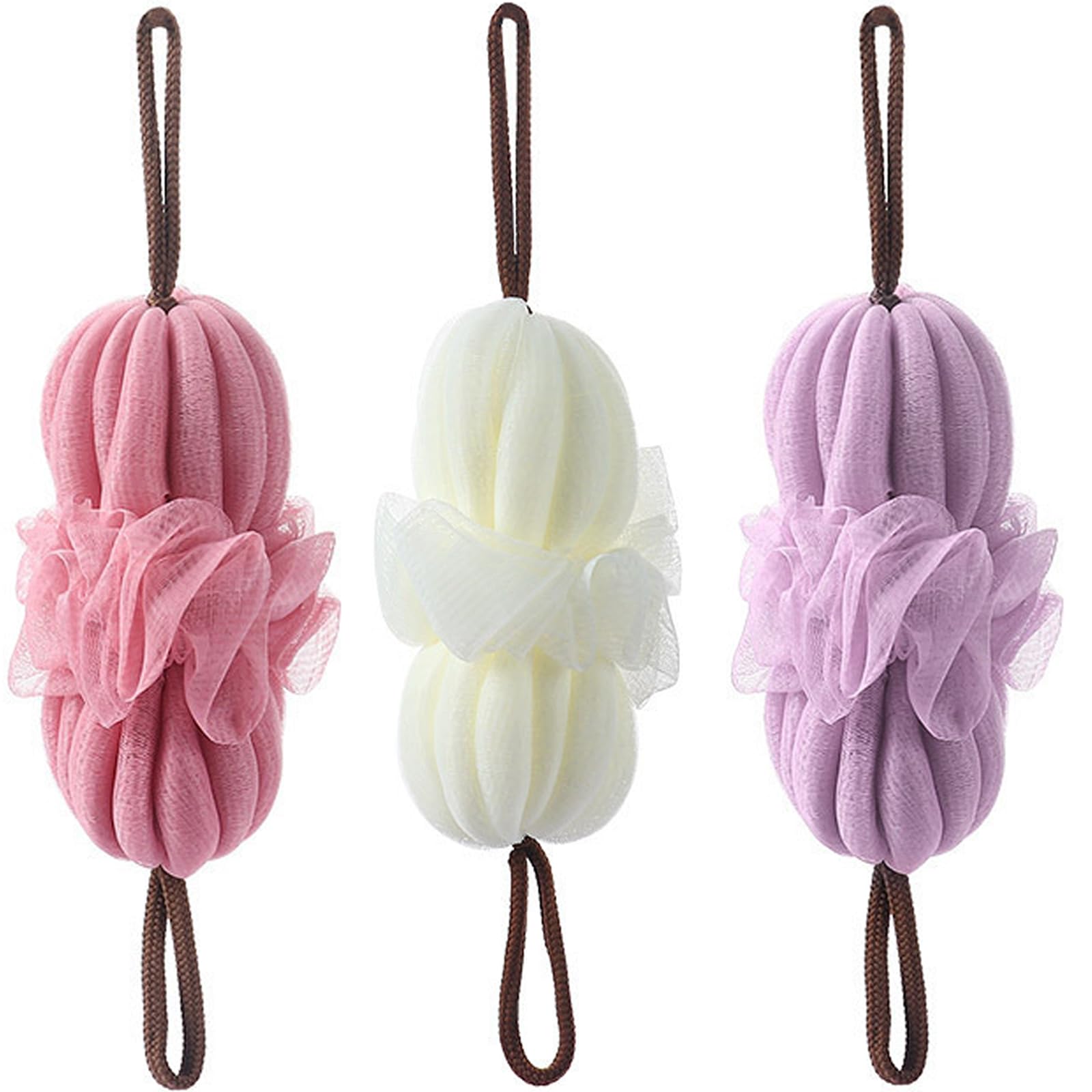 【送料無料】DELUXEFOX 泡立てネット ボディスポンジ【3個セット】ボディ用 背中洗い ボディネット スポンジ 体 お風呂用