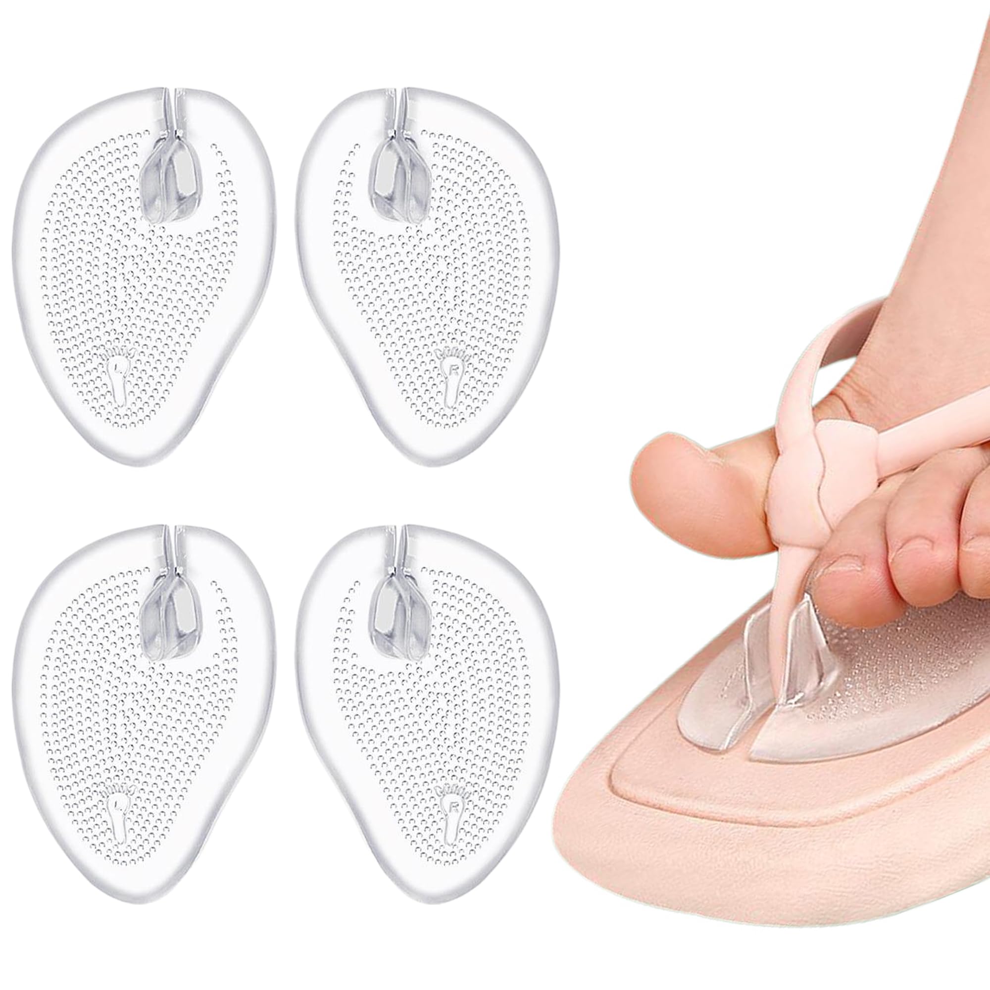 【送料無料】DELUXEFOX トングカバー ま先インソール 2足組 痛み防止 靴擦れ防止 滑り止め 衝撃吸収 鼻..