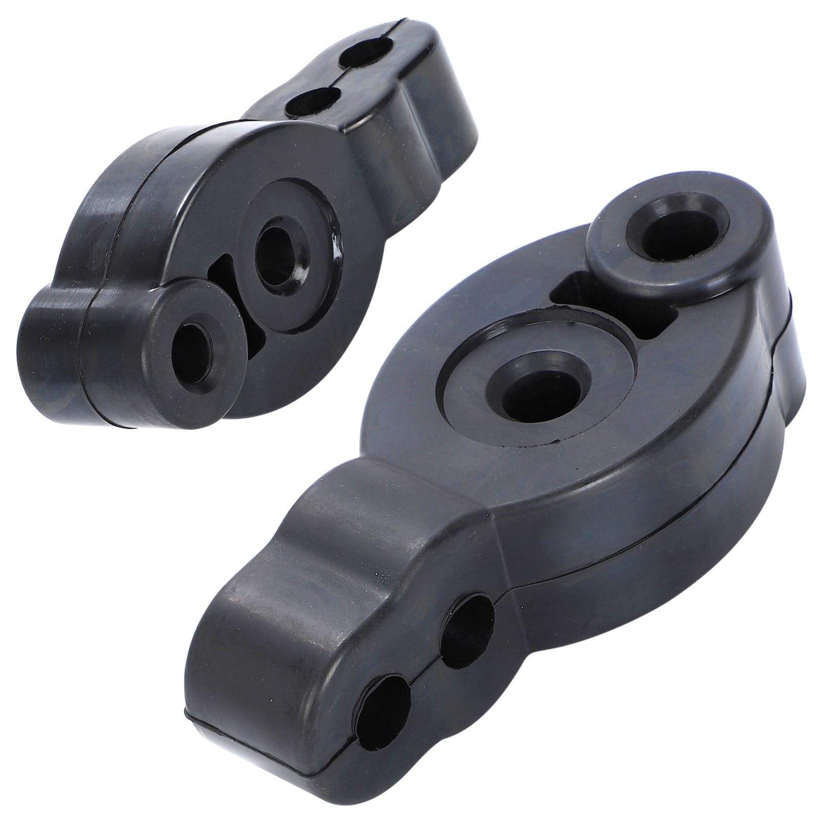 【送料無料】CHASO マフラーハンガー マフラーリング 強化 吊りゴム 交差 クロス 90度 12mm 穴 高さ調整 車 マフラー ハンガー 振動 黒 ブラック 2個