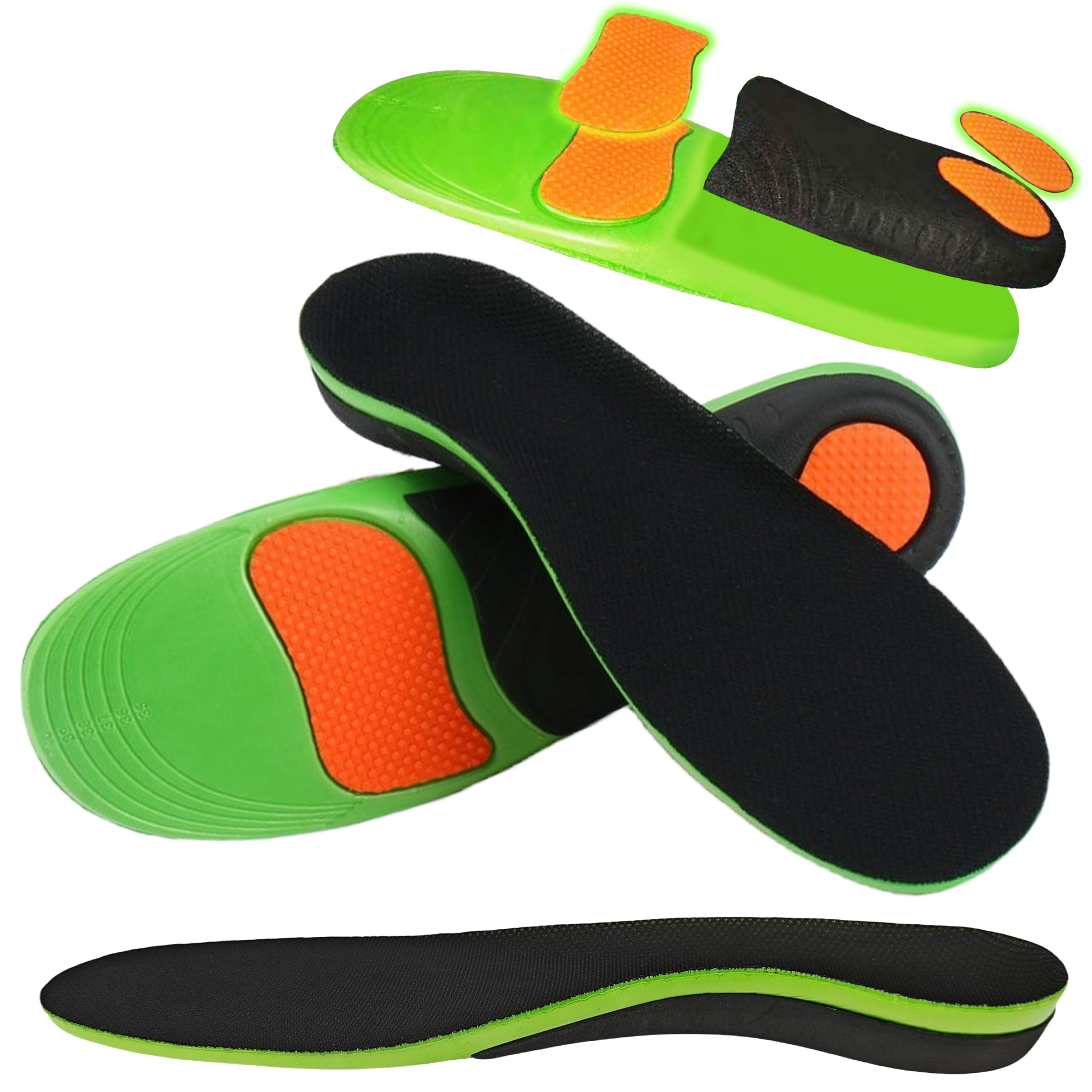 【送料無料】[JIFANPAUL] インソール 中敷き アーチサポート 土踏まず 衝撃吸収 立ち仕事 疲れない 立..