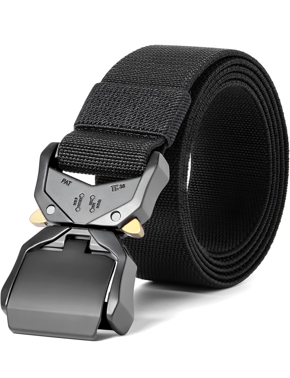 【送料無料】[YIVU] タクティカルワークベルトメンズナイロンベルトは丈夫で耐久性があります。大きい..