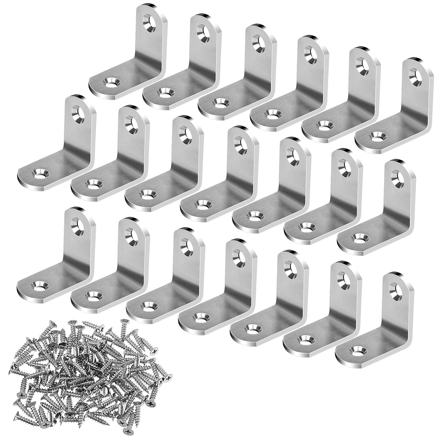 【送料無料】ANZOBEN L字金具 アングル金具 接合金具 直角ブラケット アングルブラケット コ ...