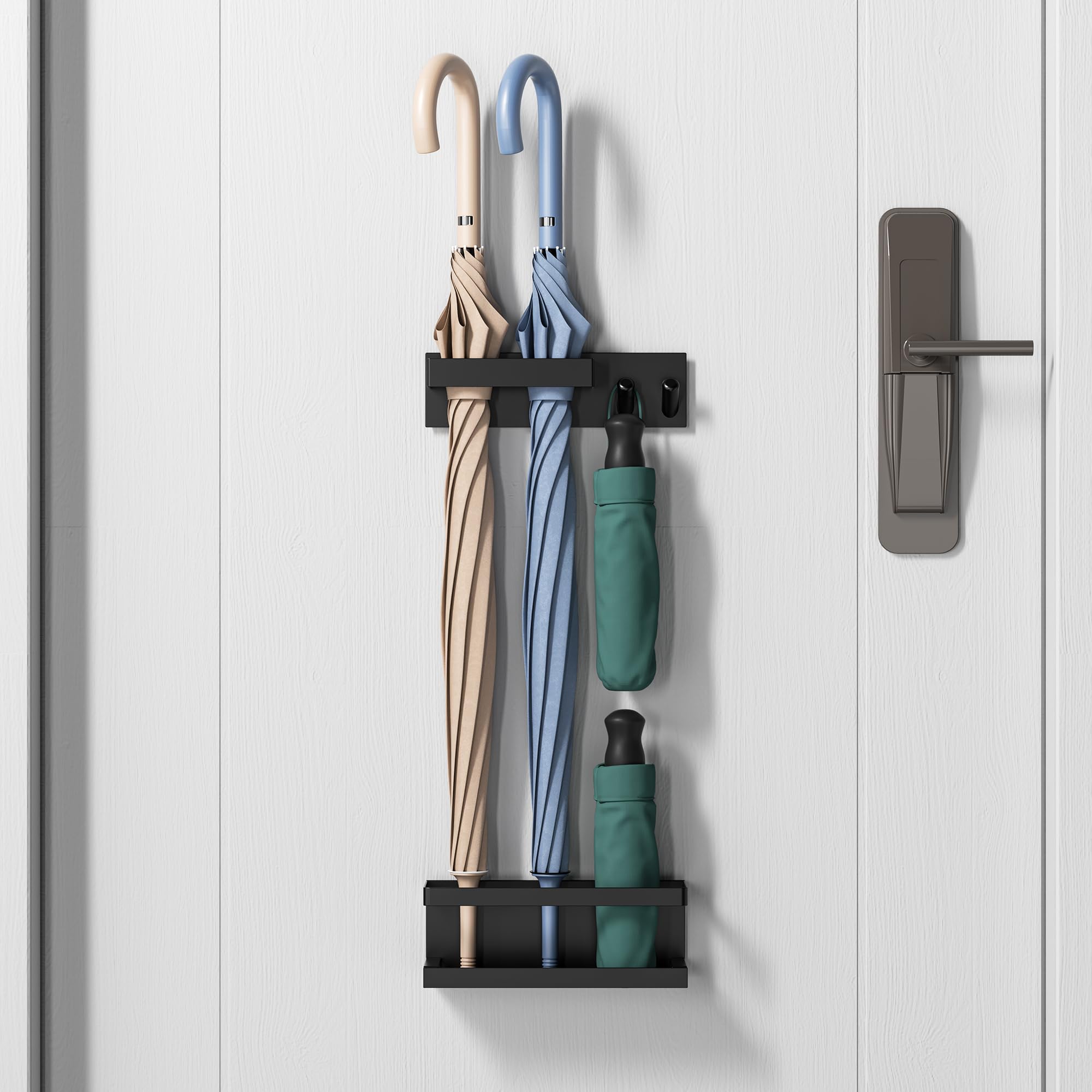 【送料無料】Bullthree 傘立て マグネット アンブレラスタンド 玄関収納 屋外収納 トレー付 ...