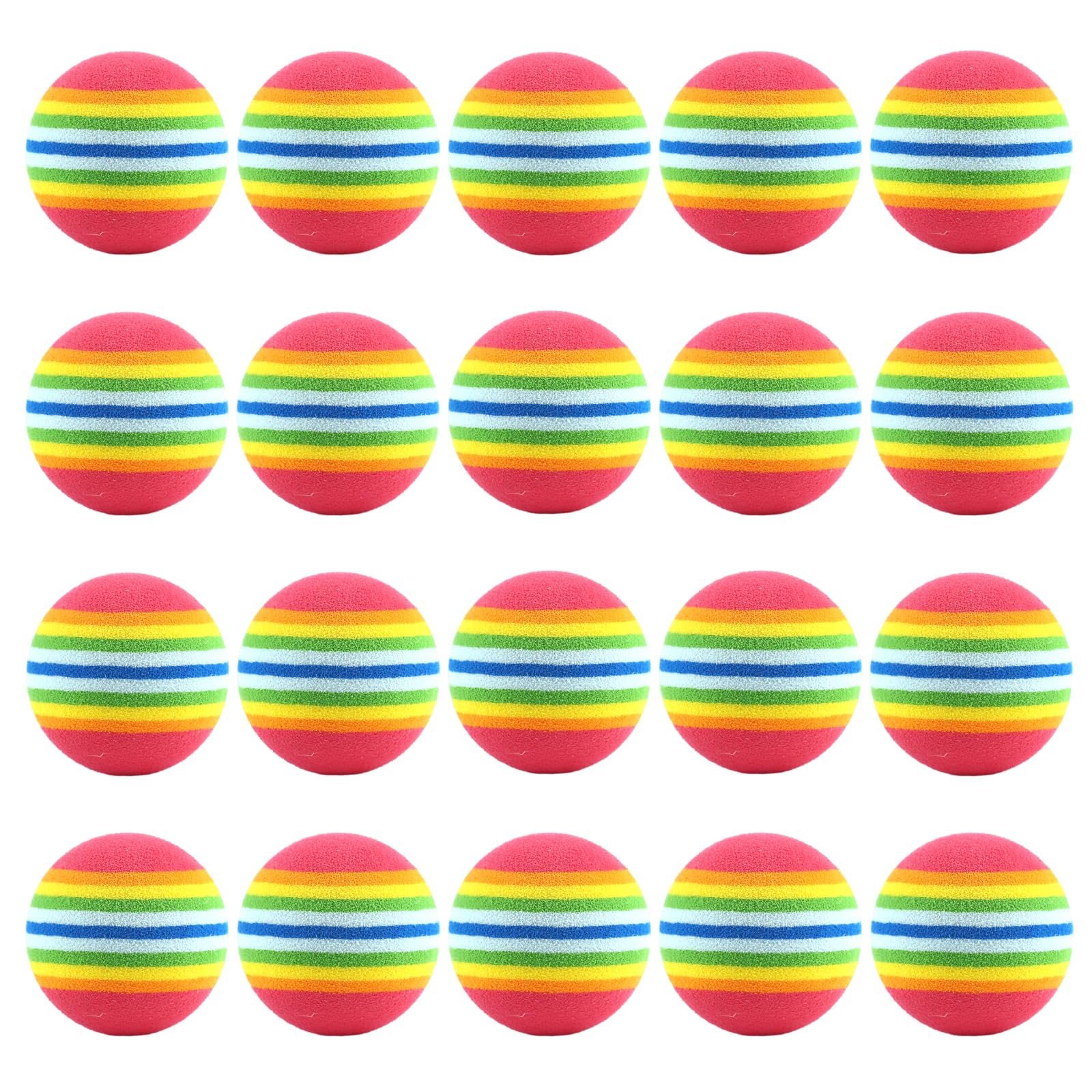 【送料無料】KALOLINNA ゴルフ 練習 ボール ゴルフ練習器具 室内 20個セット 42mm ゴルフ球 スポンジ ..