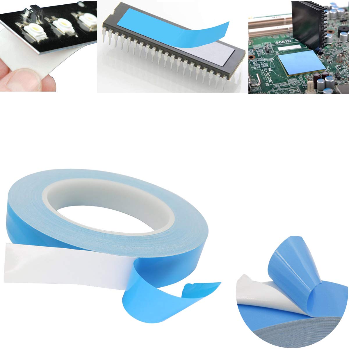 【送料無料】CTRICALVER 熱伝導テープ ヒートシンク LED基板ストリップ粘着用 熱拡散 20mm幅 | 長さ25m..