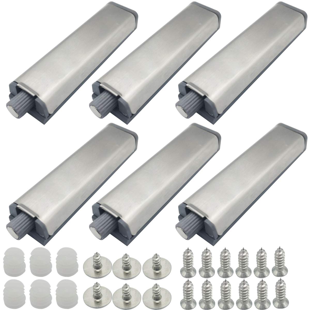 【送料無料】CTRICALVER 6個プッシュクローズ引き出しオープナーワードローブクロージャークロ ...