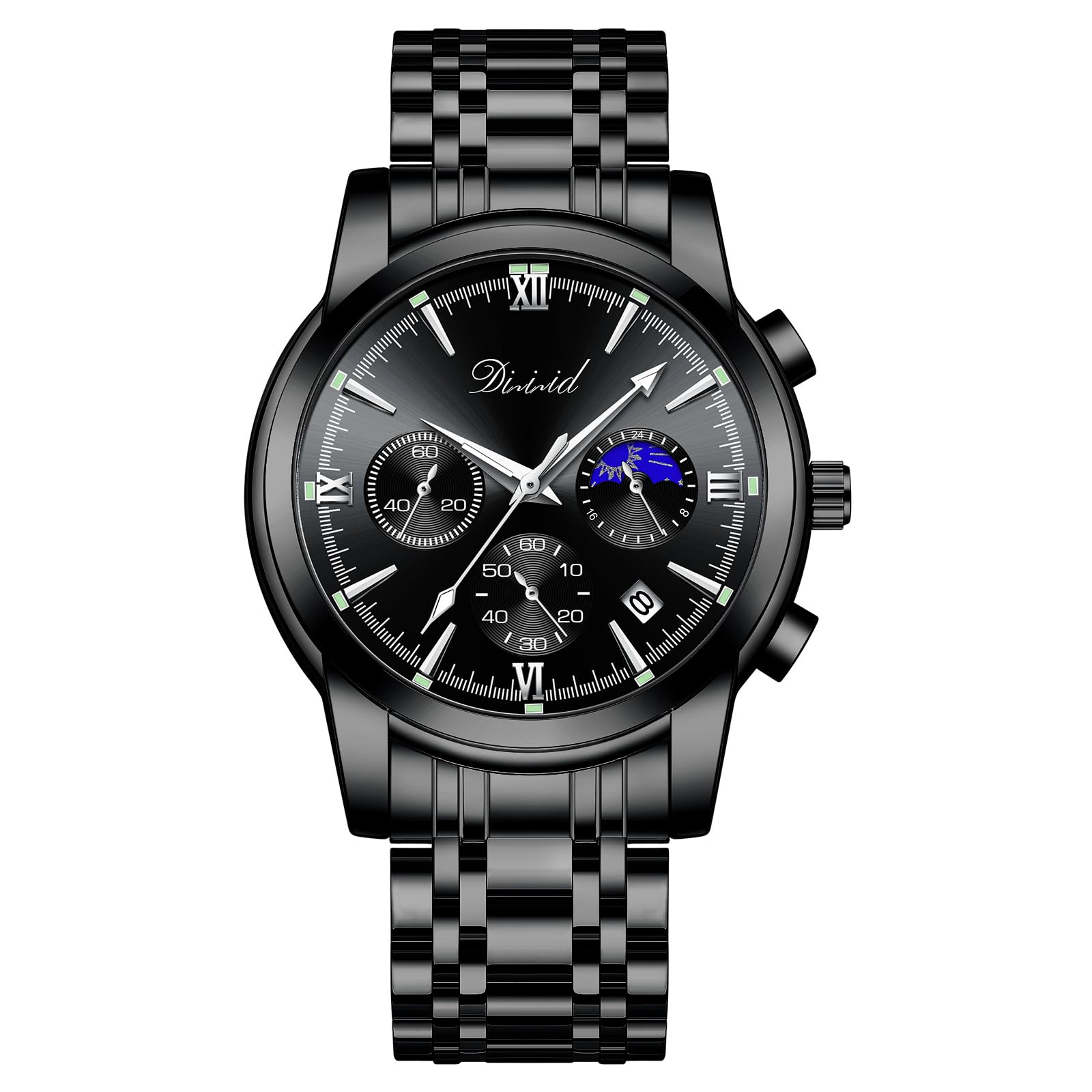 【送料無料】DIZIZID 腕時計 メンズ クオーツクロノグラフウオッチ 人気 ビジネス 腕時計 お ...
