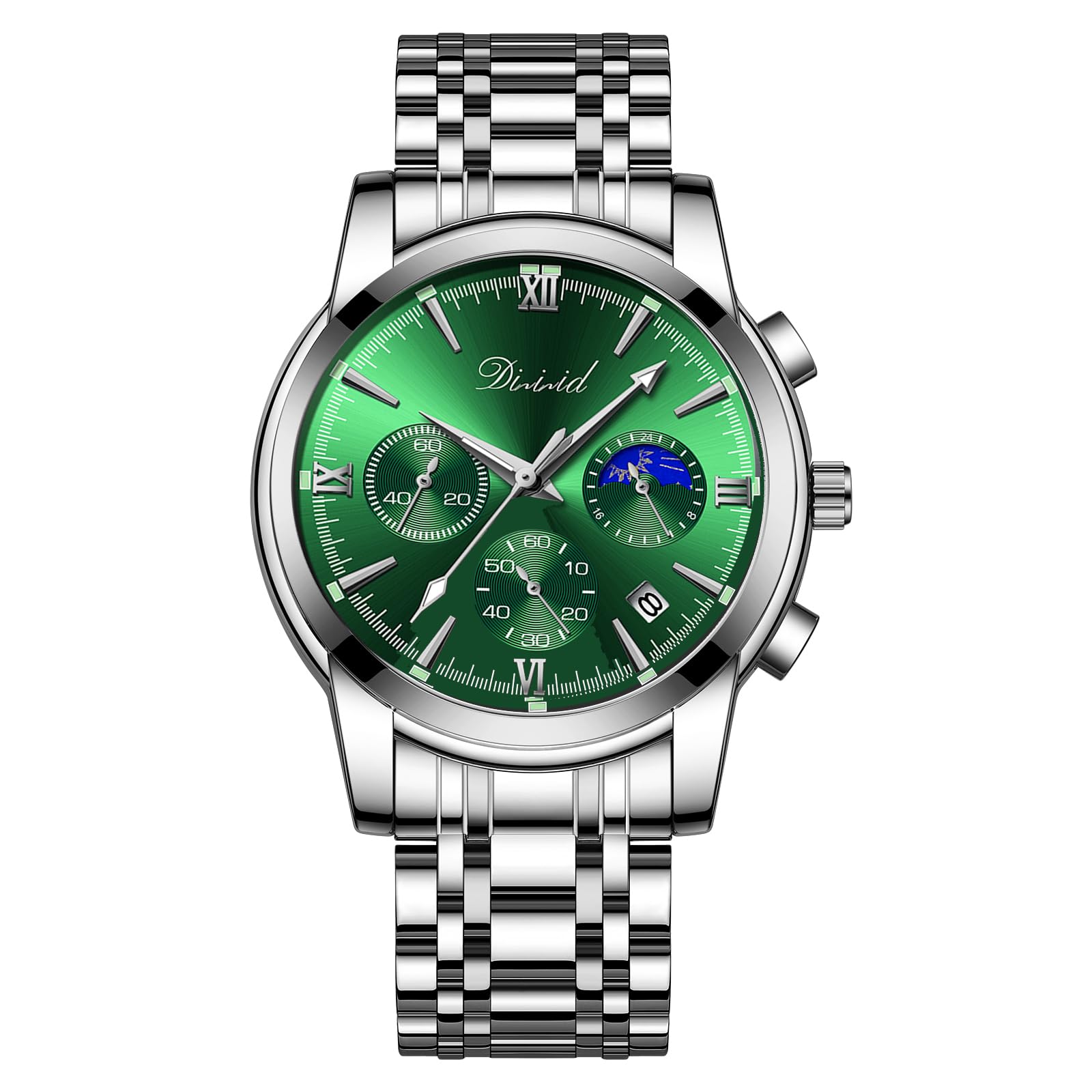 【送料無料】DIZIZID 腕時計 メンズ クオーツクロノグラフウオッチ 人気 ビジネス 腕時計 お ...